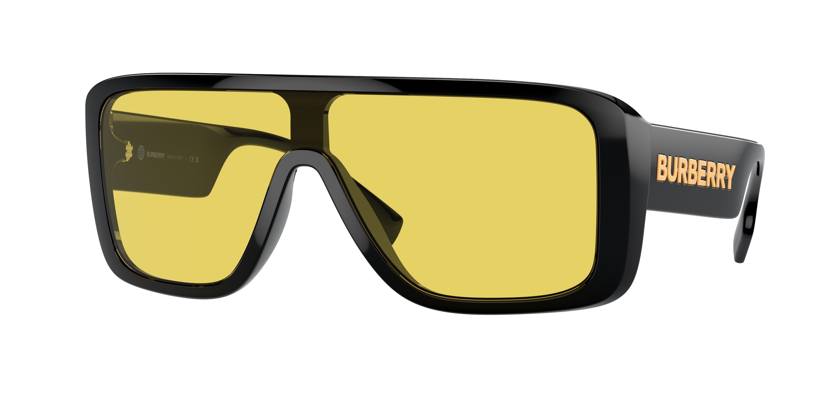 Burberry BE4401U Irregular Sunglasses  300185-Black 0-130-130 - Color Map Black