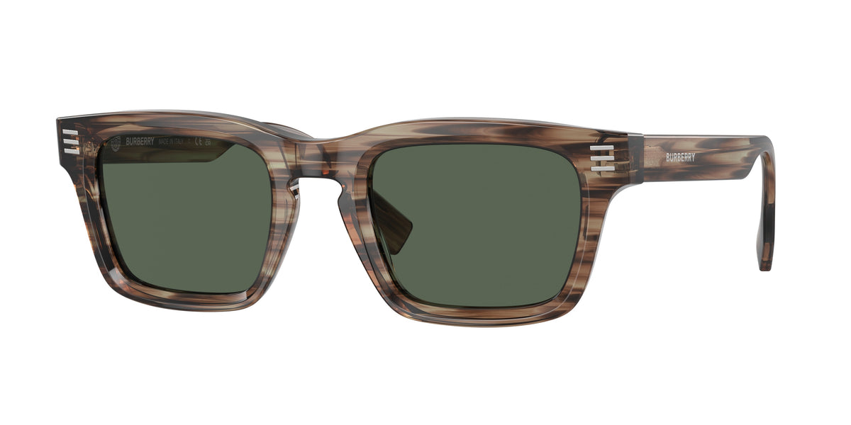 Burberry BE4403F Rectangle Sunglasses  409871-Green 51-150-23 - Color Map Green