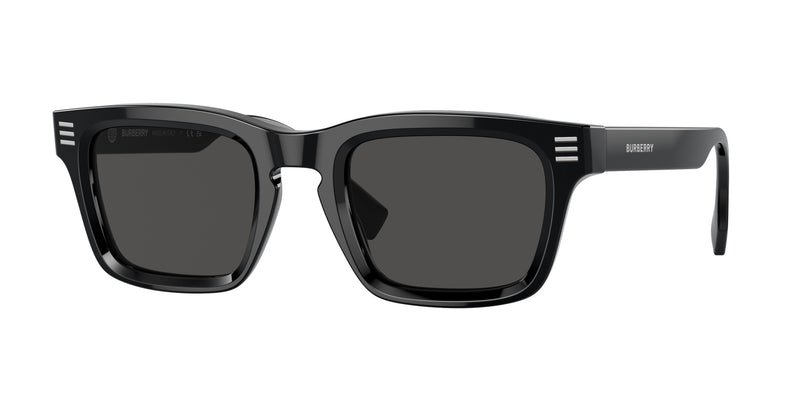 Burberry BE4403 Rectangle Sunglasses  300187-Black 51-150-23 - Color Map Black
