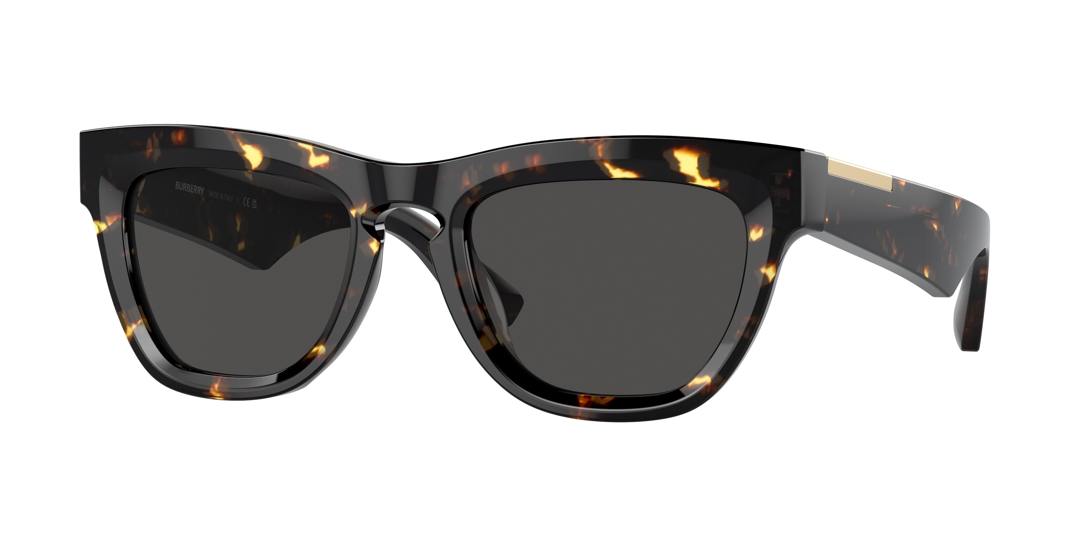 Burberry BE4415U Square Sunglasses  410687-Dark Havana 52-145-21 - Color Map Brown
