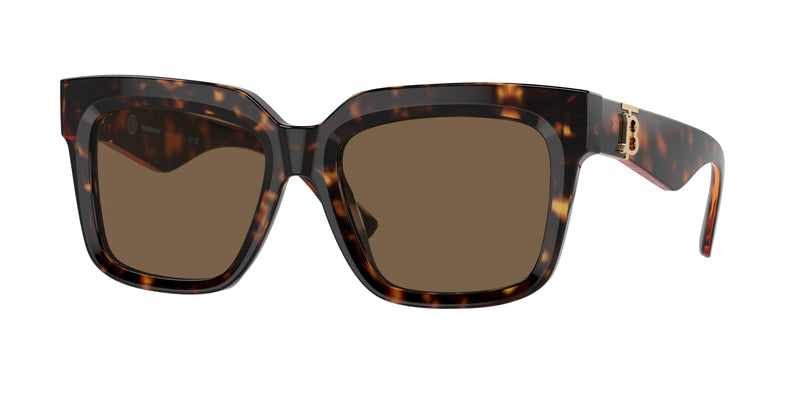 Burberry BE4419 Square Sunglasses  300273-Dark Havana 54-140-18 - Color Map Brown