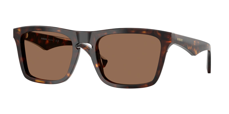 Burberry BE4434F Square Sunglasses  300273-Dark Havana 57-145-20 - Color Map Brown