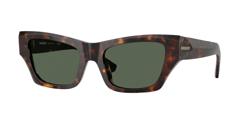 Burberry BE4441U Cat Eye Sunglasses  300271-Dark Havana 52-140-19 - Color Map Brown