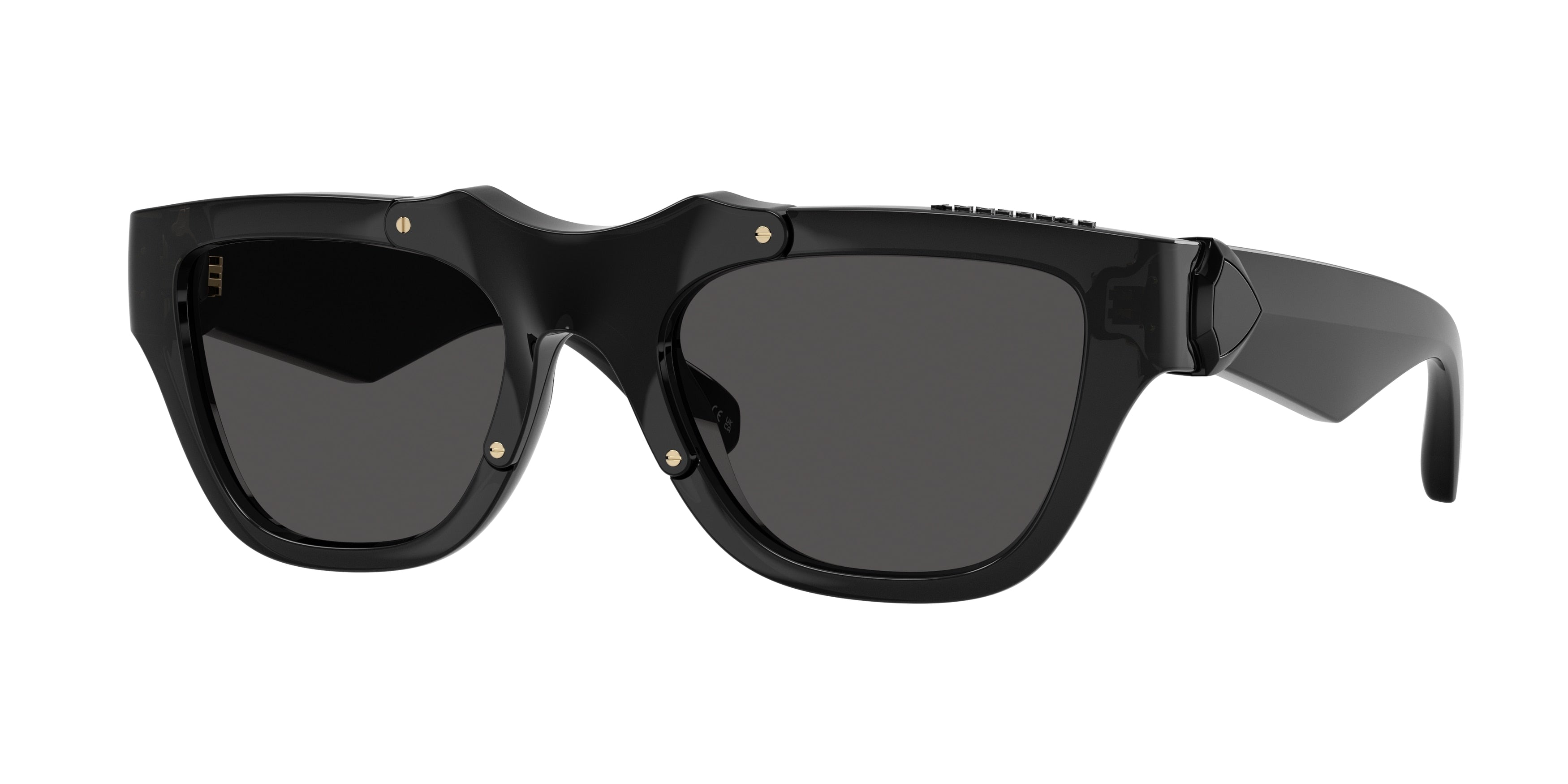 Burberry BE4445U Square Sunglasses  411287-Grey 53-145-20 - Color Map Grey