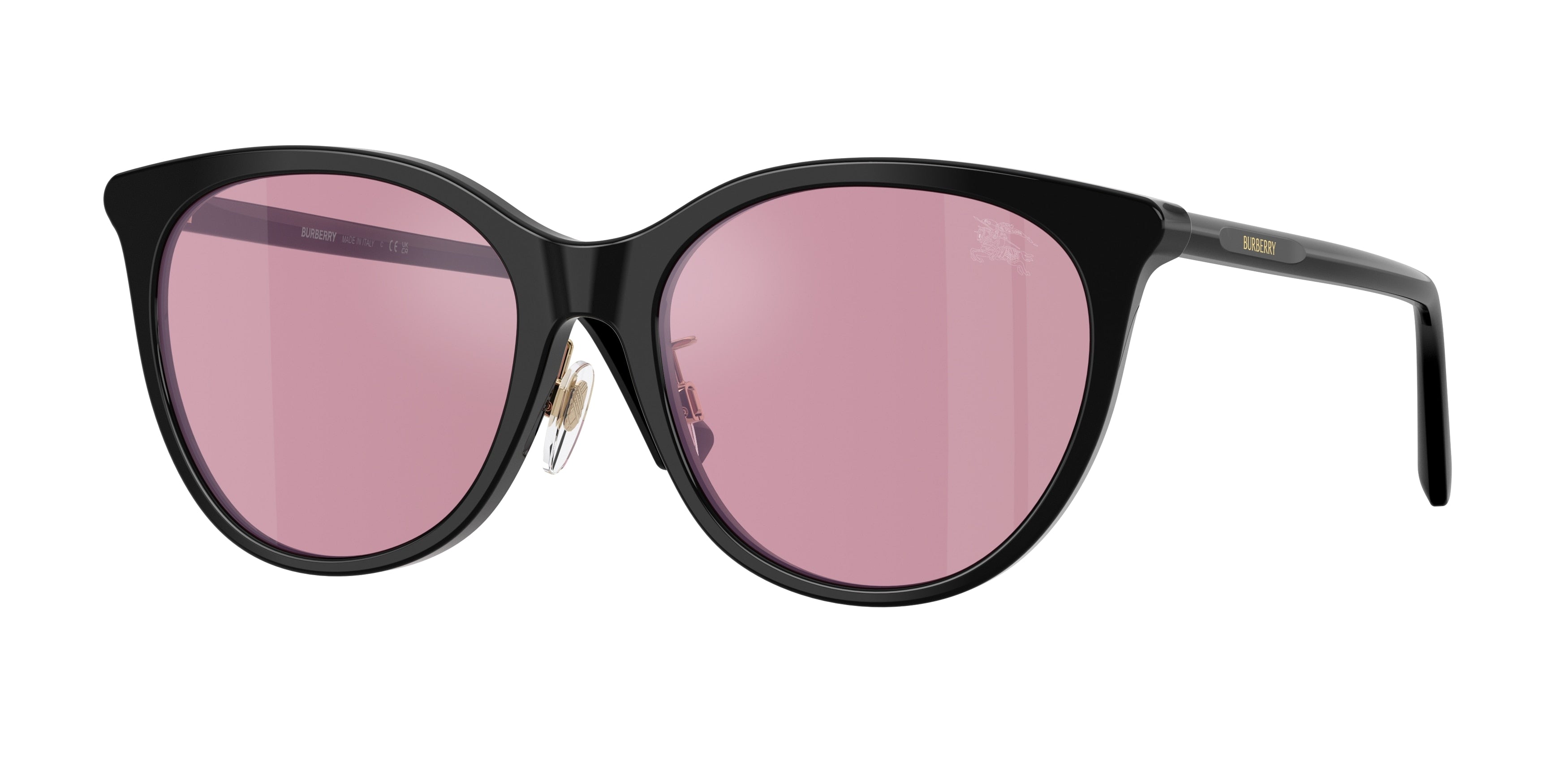 Burberry BE4464D Phantos Sunglasses  300130-Black 56-145-18 - Color Map Black