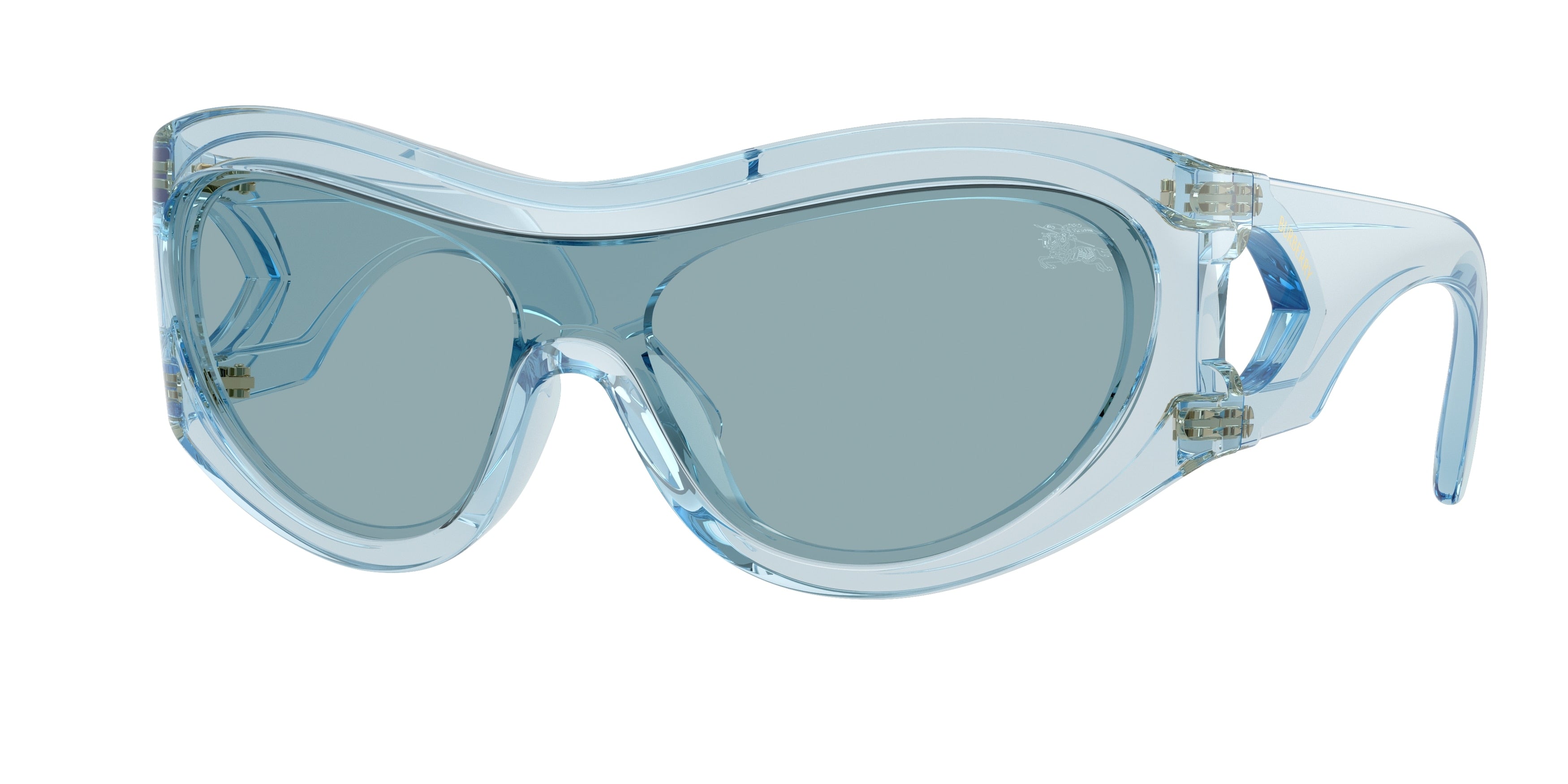 Burberry BE4465 Irregular Sunglasses  415380-Winter Sky 0-135-138 - Color Map Blue