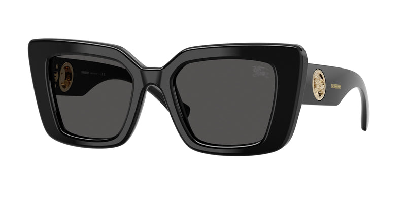 Burberry BE4476F Cat Eye Sunglasses  300187-Black 51-140-20 - Color Map Black