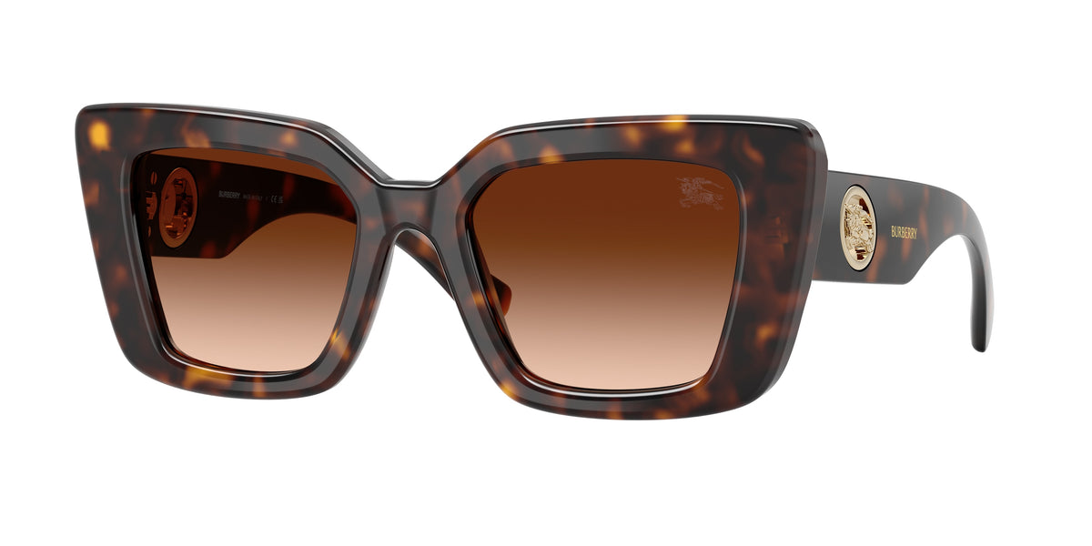 Burberry BE4476 Cat Eye Sunglasses  300274-Dark Havana 51-140-20 - Color Map Brown