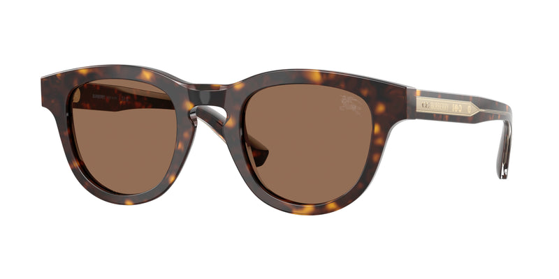 Burberry BE4477 Phantos Sunglasses  420573-Dark Havana 48-145-23 - Color Map Brown