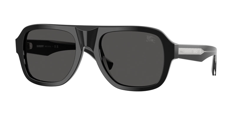 Burberry BE4478 Pilot Sunglasses  420687-Black 55-145-20 - Color Map Black