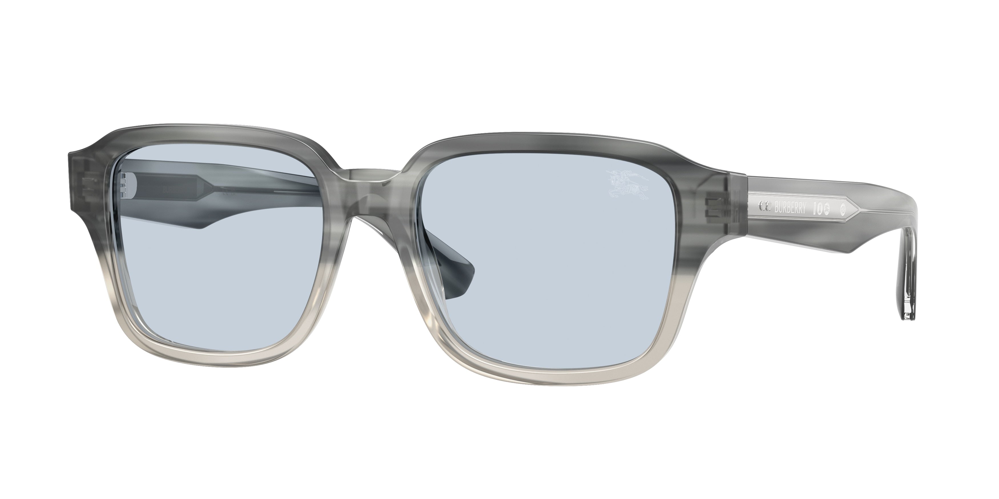 Burberry BE4484F Square Sunglasses  420872-Grey Gradient 53-145-18 - Color Map Grey