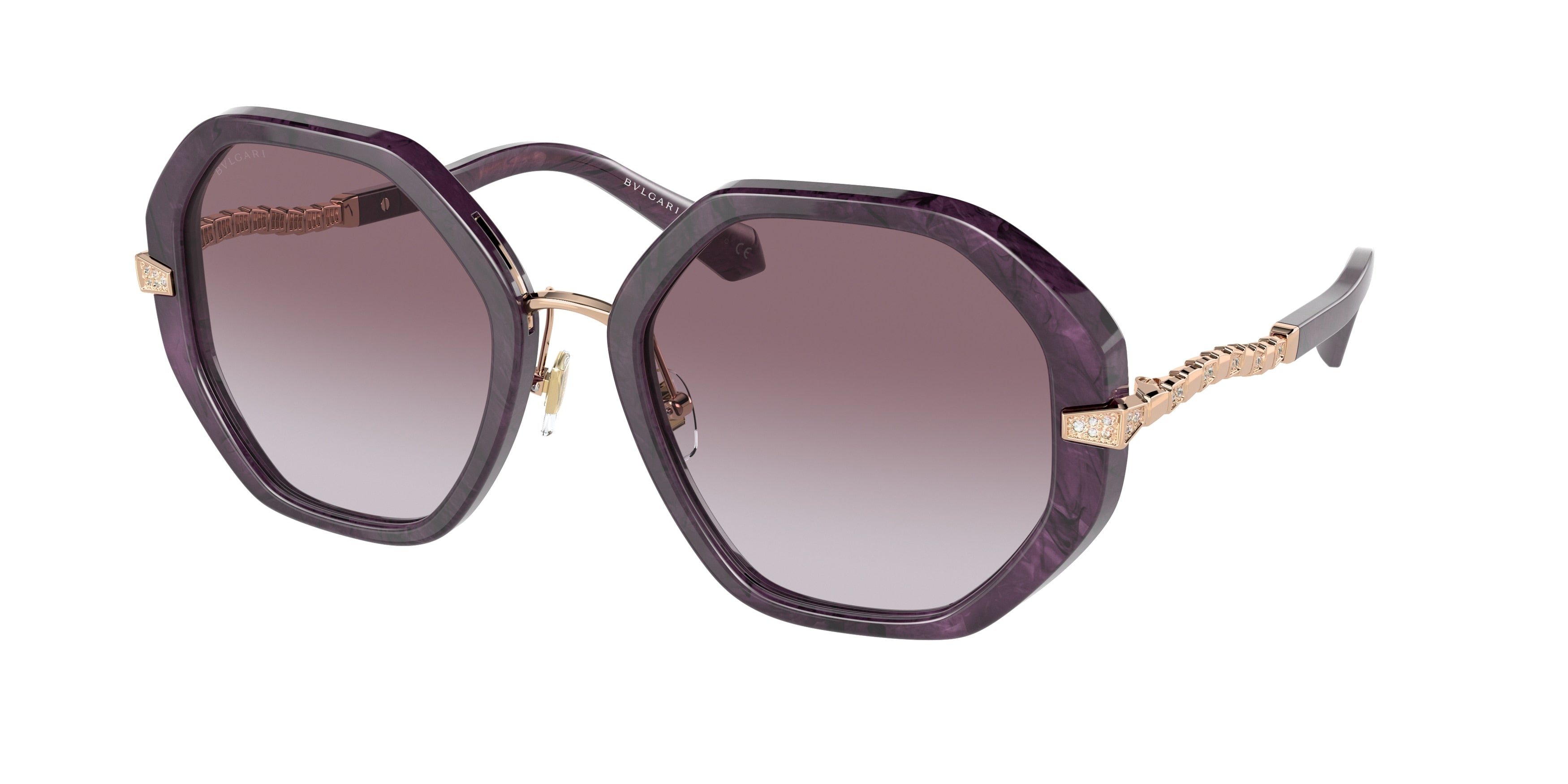 Bvlgari BV8242B Irregular Sunglasses