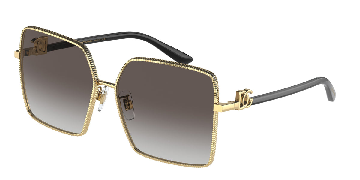 Dolce&Gabbana NWT 52MM Half-Striped Square Sunglasses Amazon.com: Dolce & Gabbana DG2242-13348G Sunglasses Black  main image 2