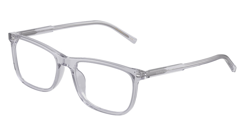 DOLCE & GABBANA DG3427 Rectangle Eyeglasses  3291-Transparent Grey 55-145-18 - Color Map Grey