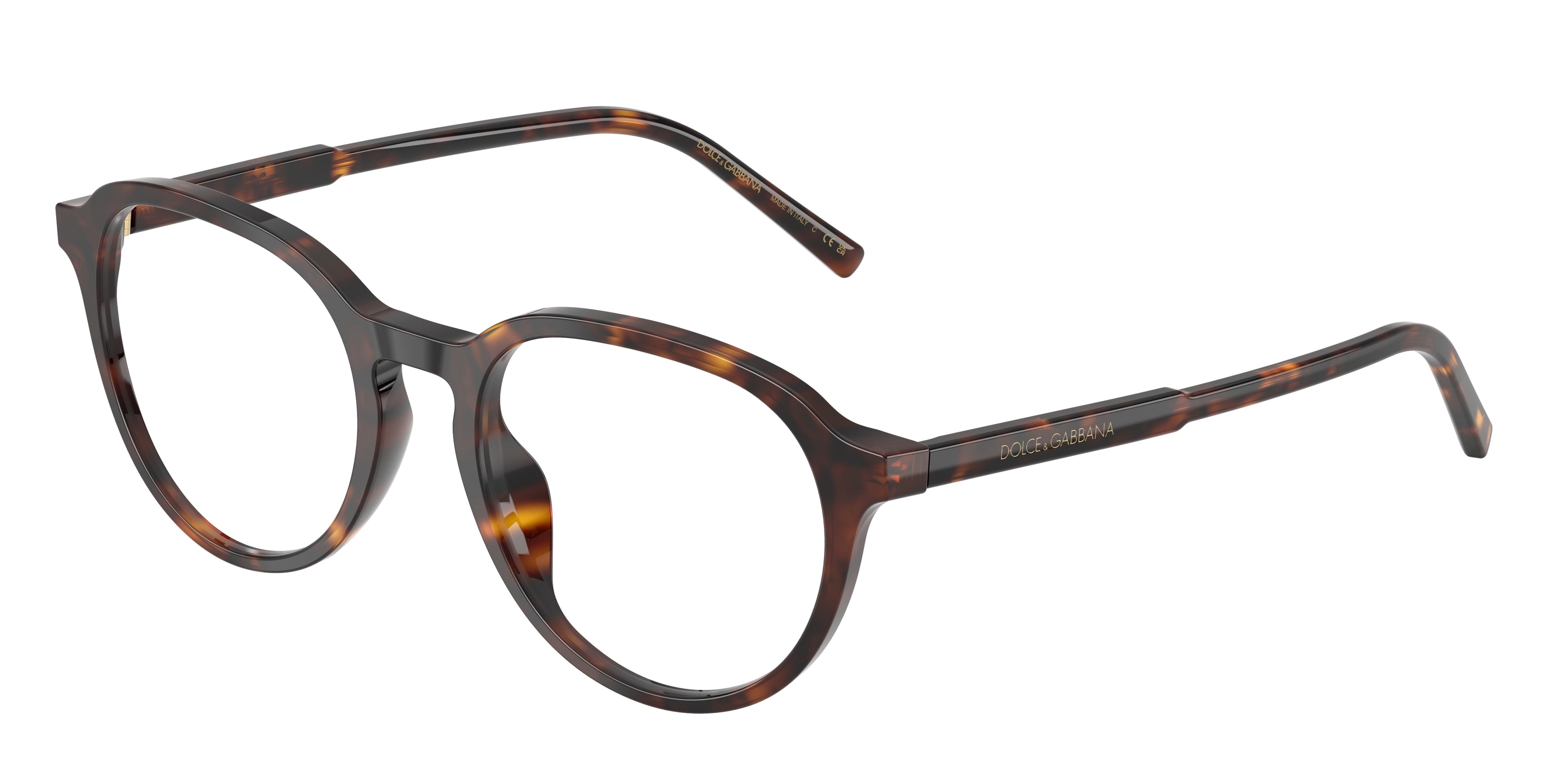 DOLCE & GABBANA DG3444 Phantos Eyeglasses  502-Havana 52-145-19 - Color Map Tortoise