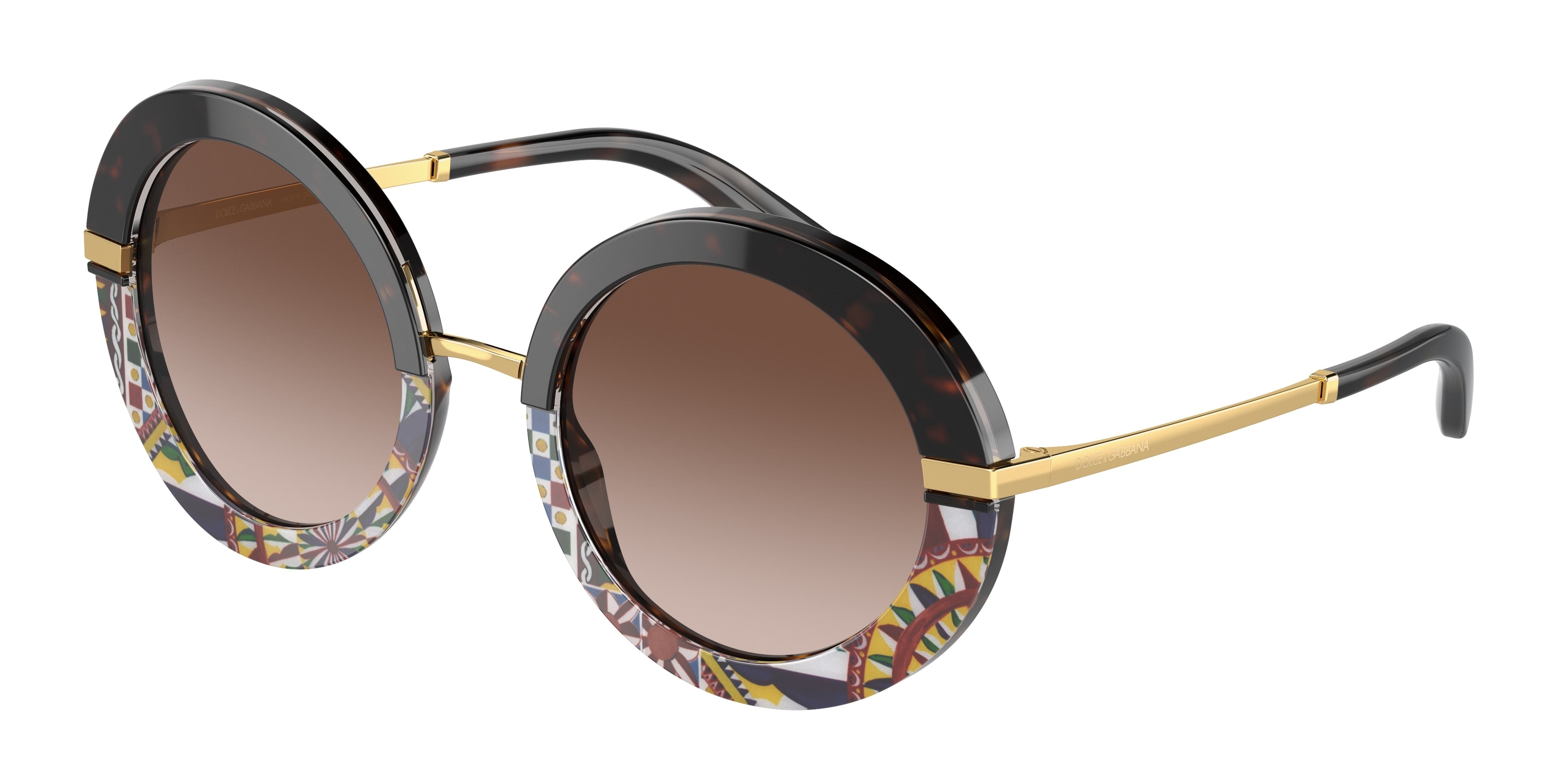 DOLCE & GABBANA DG4393 Round Sunglasses