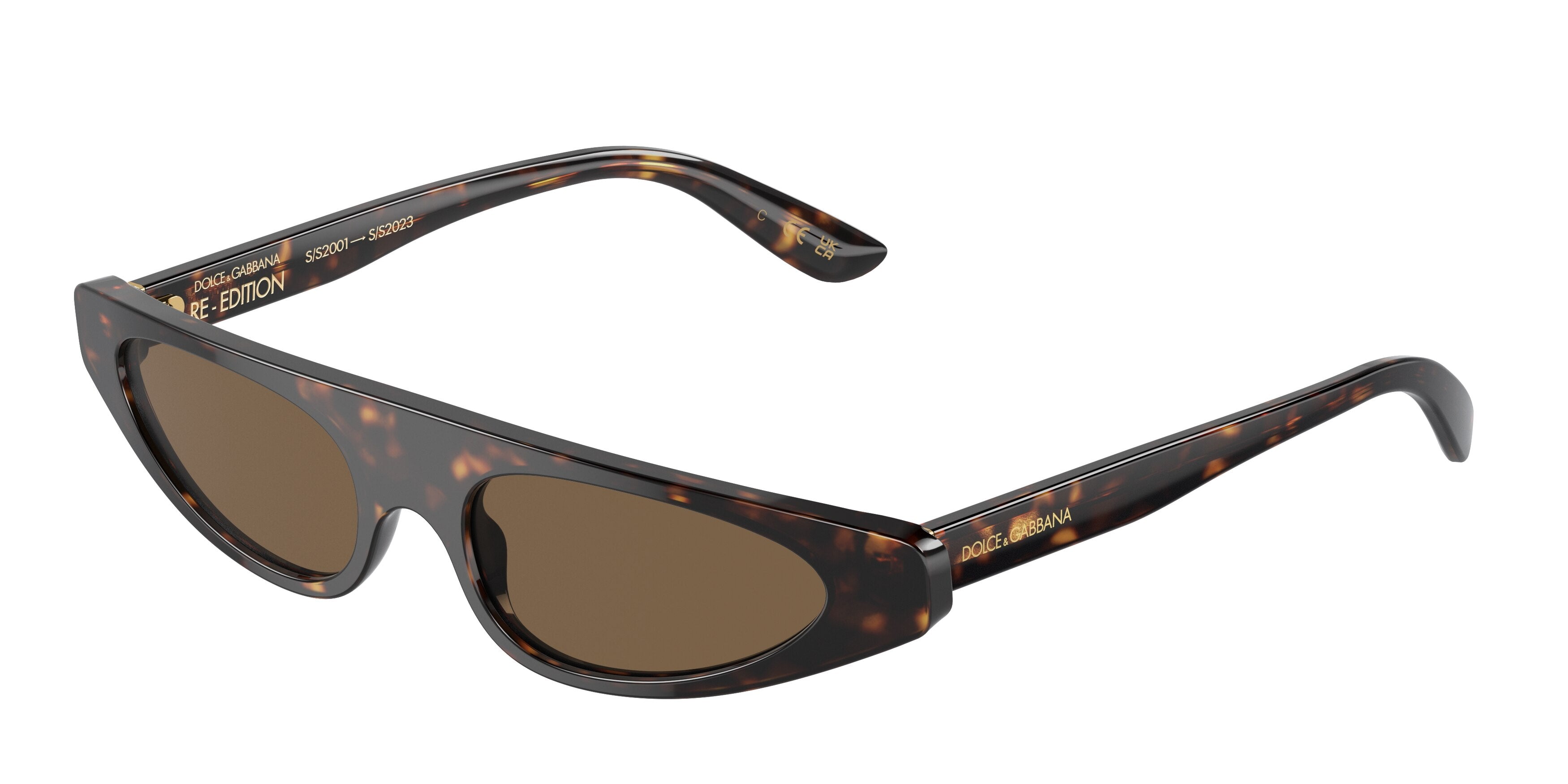 DOLCE & GABBANA DG4442 Rectangle Sunglasses  502/73-Havana 52-140-17 - Color Map Tortoise