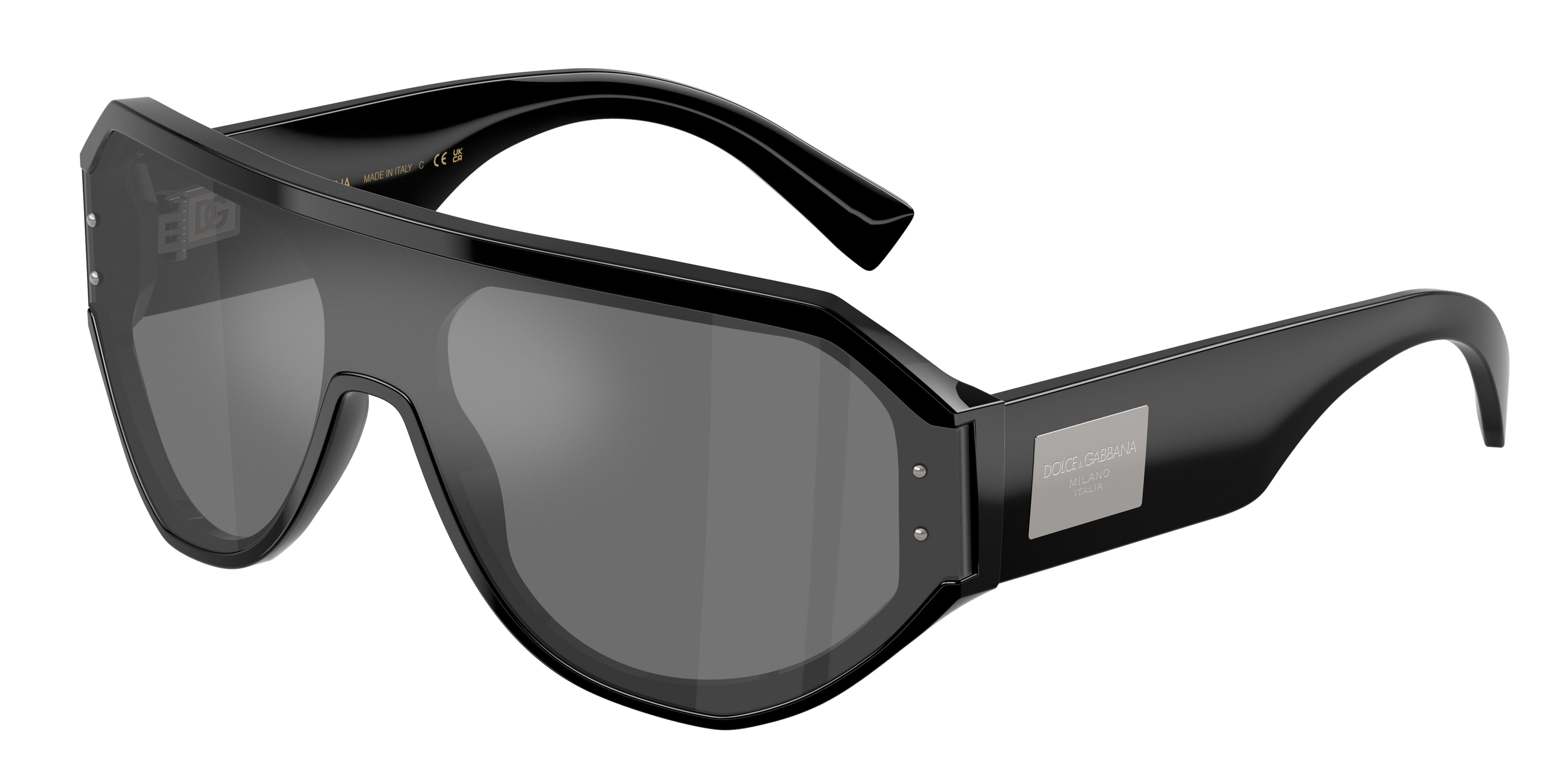 DOLCE & GABBANA DG4481F Pilot Sunglasses  501/6G-Black 0-140-147 - Color Map Black