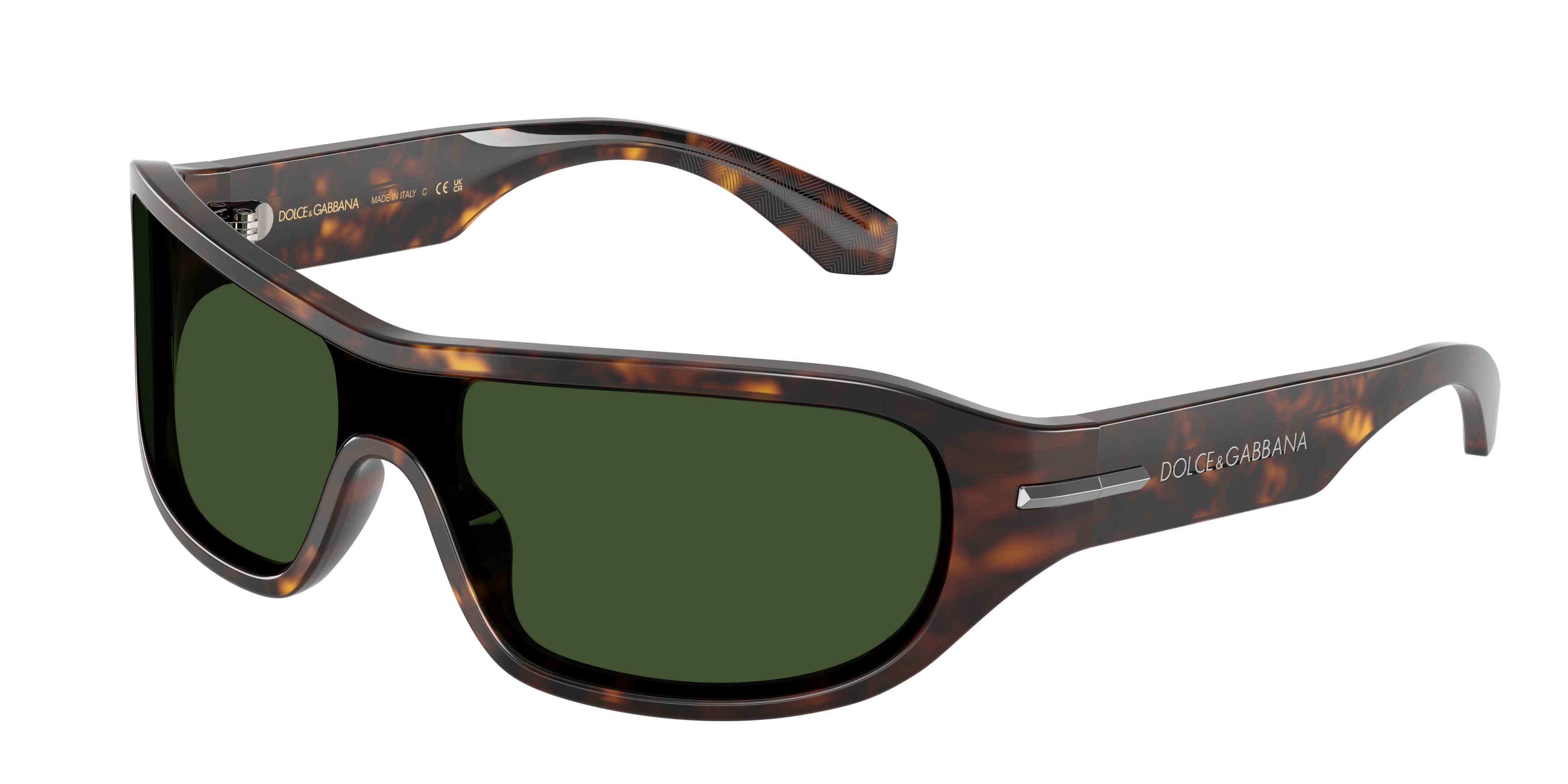 DOLCE & GABBANA DG4486 Rectangle Sunglasses  502/71-Havana 0-125-137 - Color Map Tortoise
