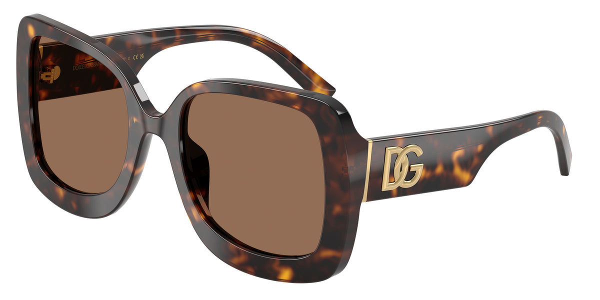 DOLCE & GABBANA DG4513 Square Sunglasses  502/73-Havana 55-145-21 - Color Map Tortoise