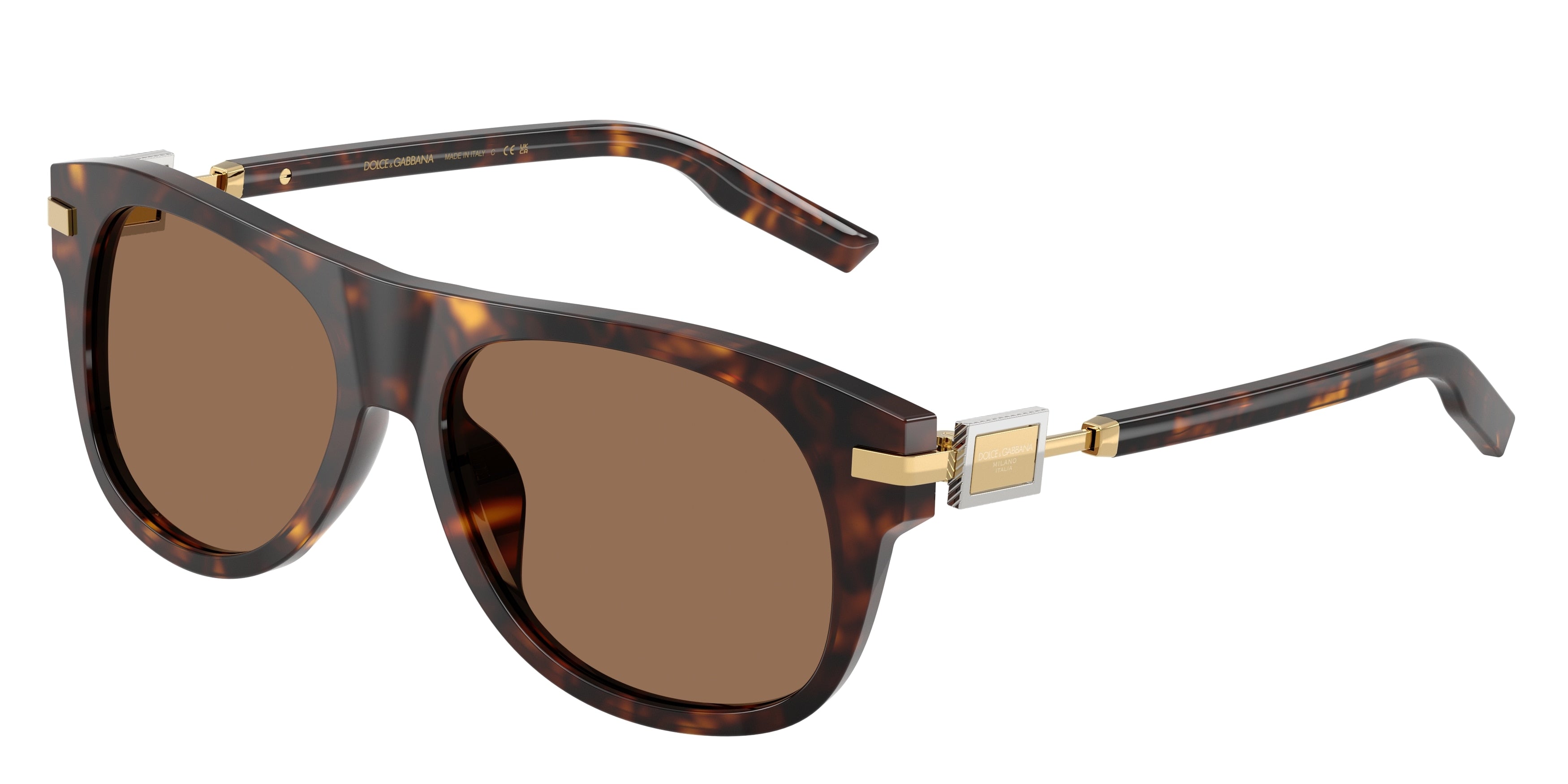 DOLCE & GABBANA DG4546 Square Sunglasses  502/73-Havana 56-145-16 - Color Map Tortoise
