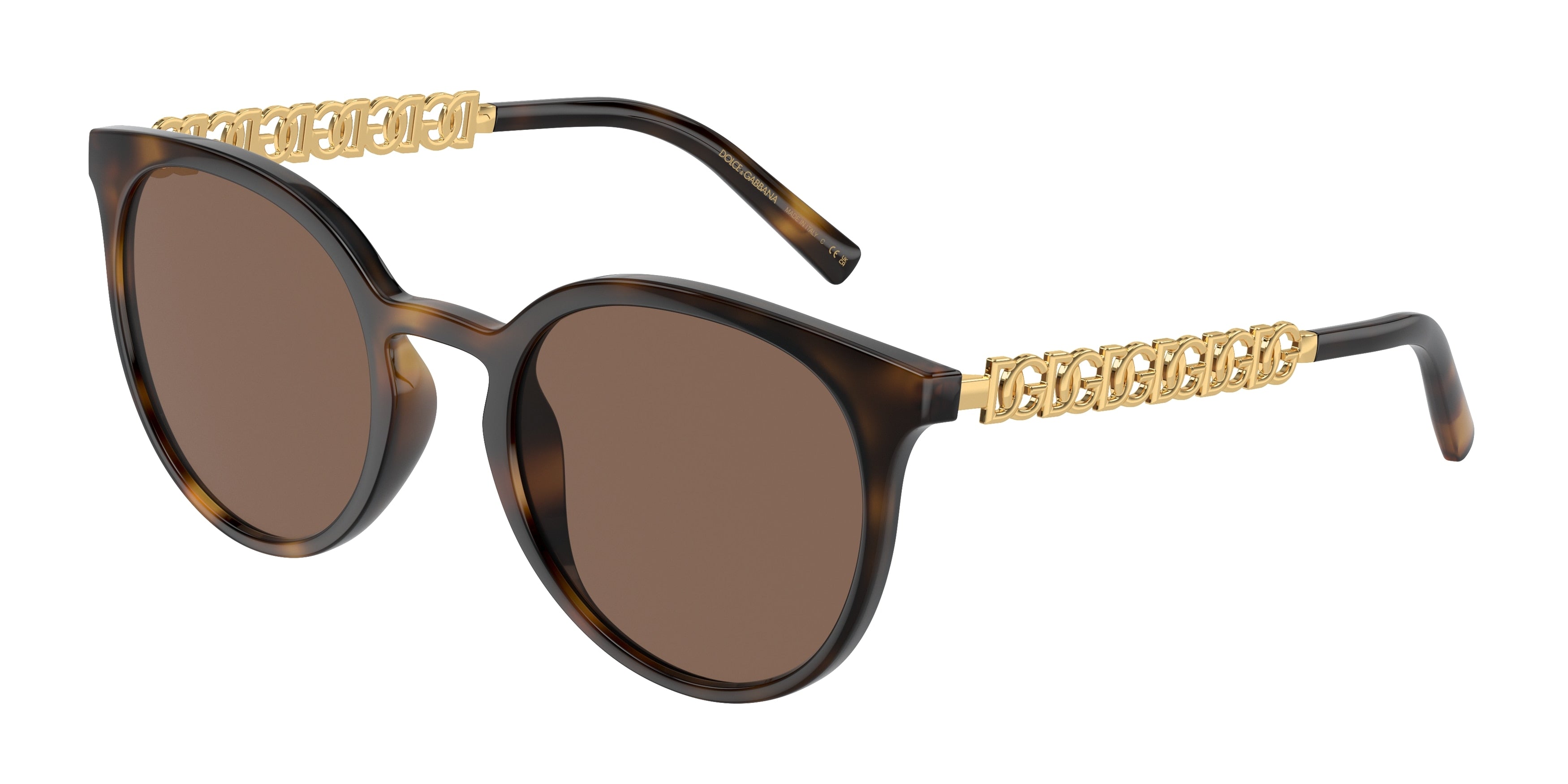 DOLCE & GABBANA DG6189U Phantos Sunglasses  502/73-Havana 52-140-22 - Color Map Tortoise