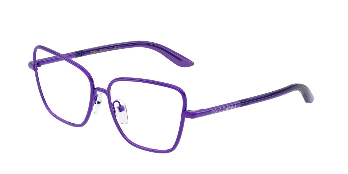 Dolce & Gabbana Kids DX1102 Butterfly Eyeglasses  1368-Violet 50-130-13 - Color Map Violet