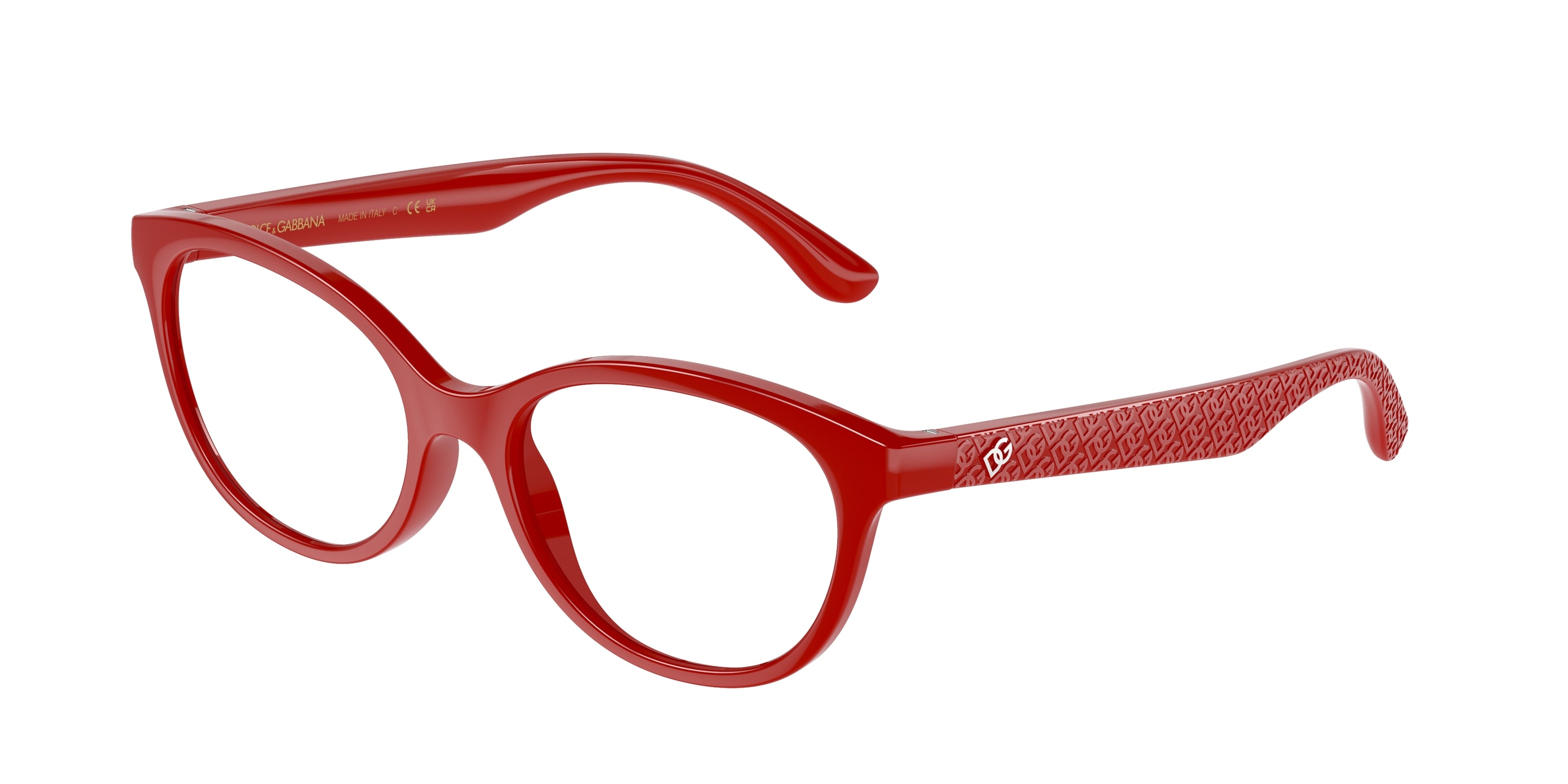 Dolce & Gabbana Kids DX5096 Butterfly Eyeglasses  3088-Cherry 49-130-16 - Color Map Violet