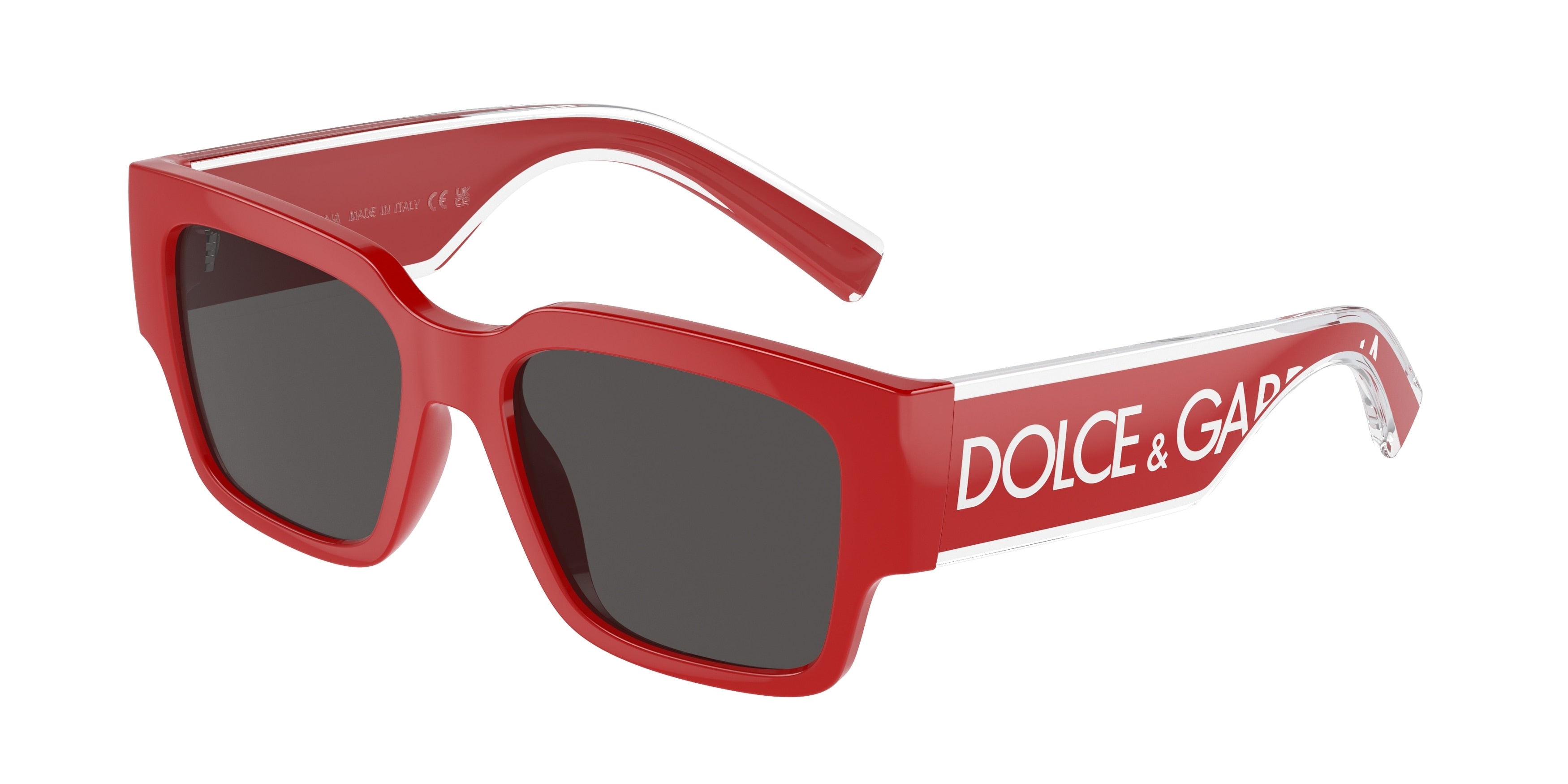 Dolce & Gabbana Kids DX6004 Square Sunglasses  308887-Red 49-130-16 - Color Map Red