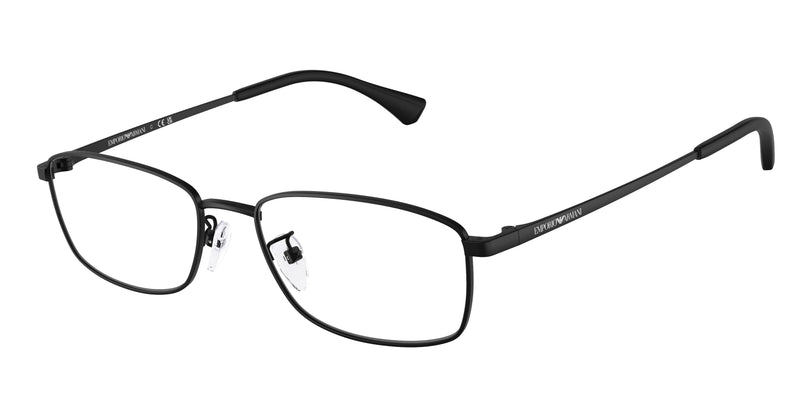 Emporio Armani EA1169D Pillow Eyeglasses  3001-Matte Black 55-145-18 - Color Map Black