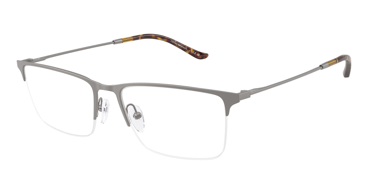 Emporio Armani EA1171 Rectangle Eyeglasses  3003-Matte Gunmetal 57-145-18 - Color Map Grey