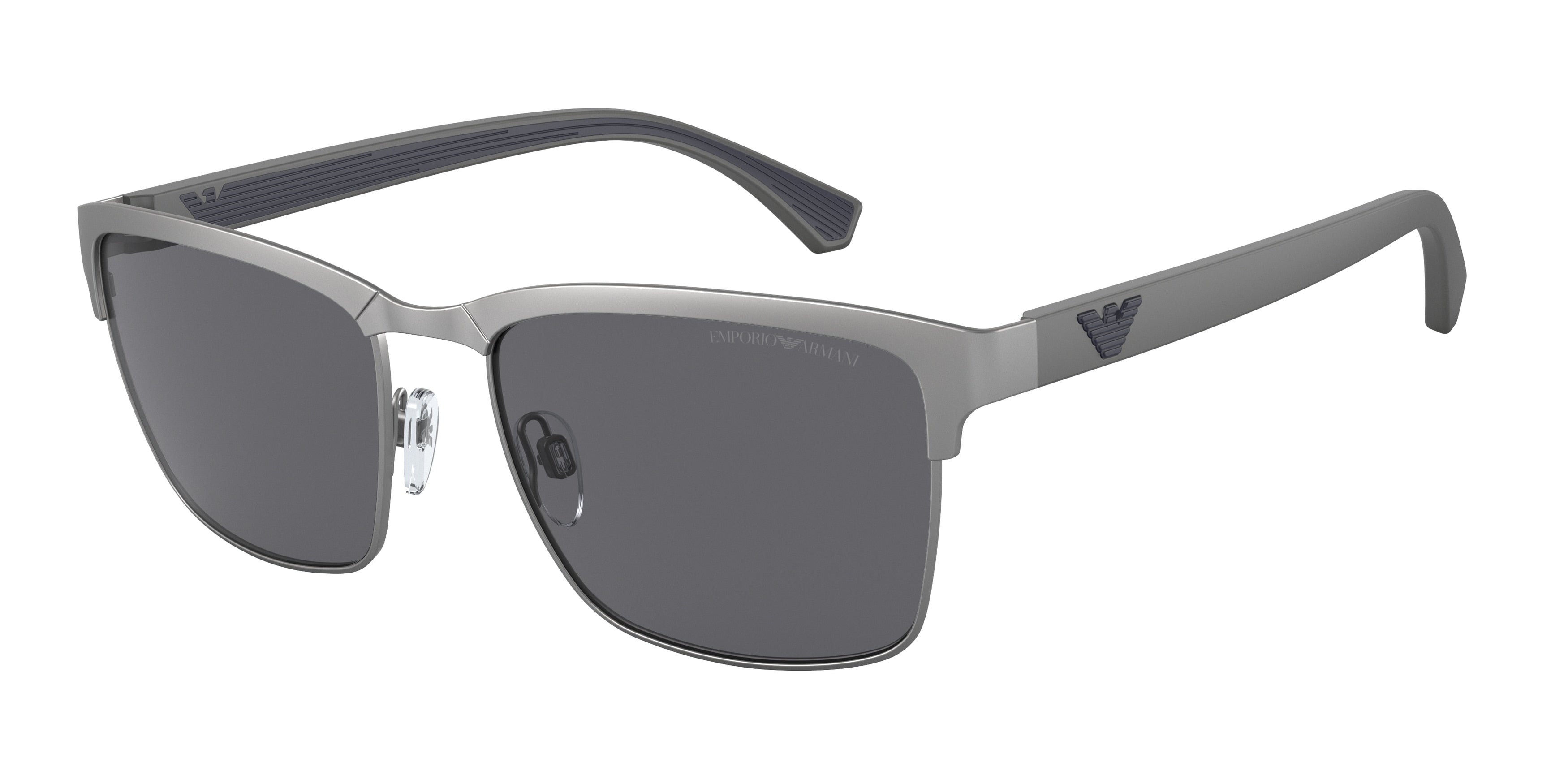 Emporio Armani EA2087 Pillow Sunglasses  300381-Matte Gunmetal 56-142-18 - Color Map Grey