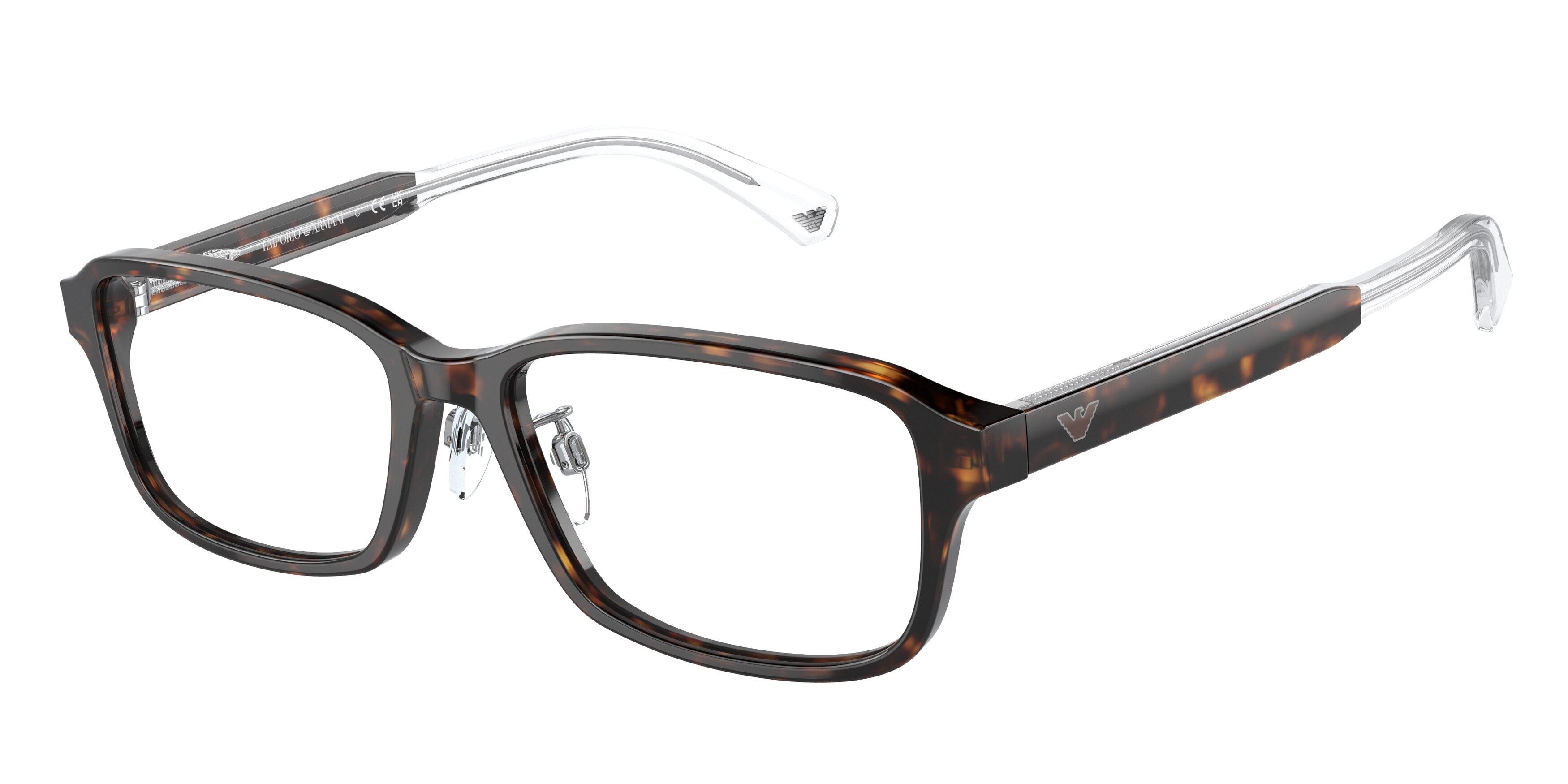 Emporio Armani EA3215D Pillow Eyeglasses  5026-Havana 56-145-17 - Color Map Tortoise