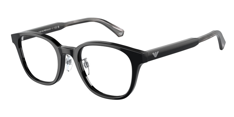 Emporio Armani EA3216D Phantos Eyeglasses  5017-Black 49-145-21 - Color Map Black
