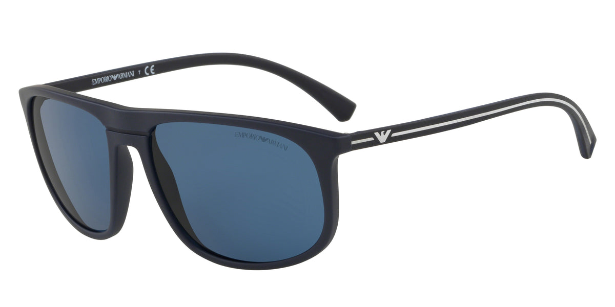 Emporio Armani EA4118 Pillow Sunglasses  569280-Blue 59-140-17 - Color Map Blue