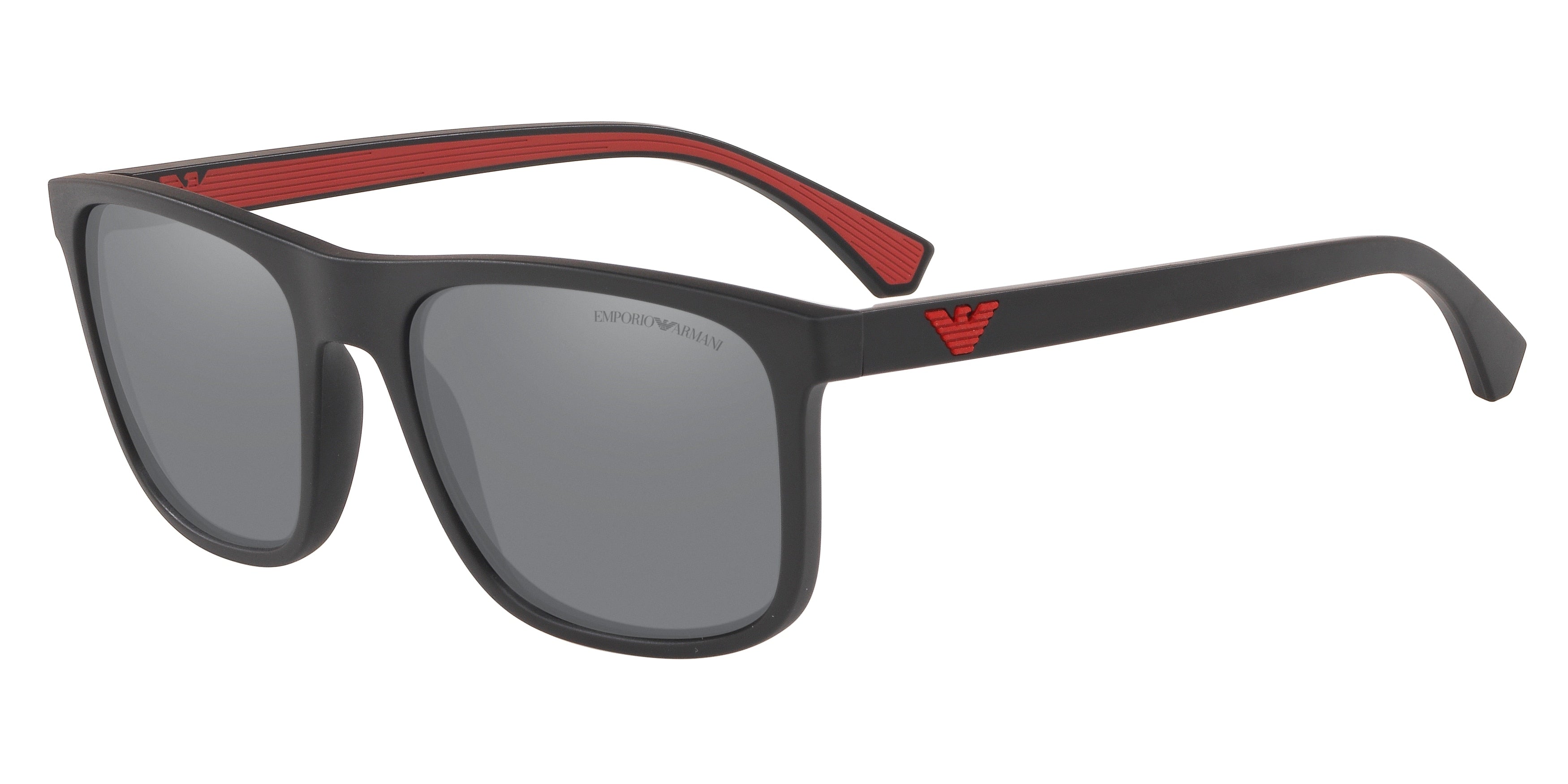 Emporio Armani EA4129 Square Sunglasses  50016G-Matte Black 56-142-19 - Color Map Black