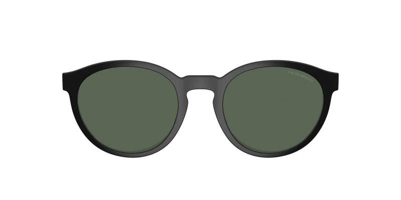 Emporio Armani EA4152C Phantos Clip-On for Men — Free Shipping - 52--21 / 500171-Matte Black