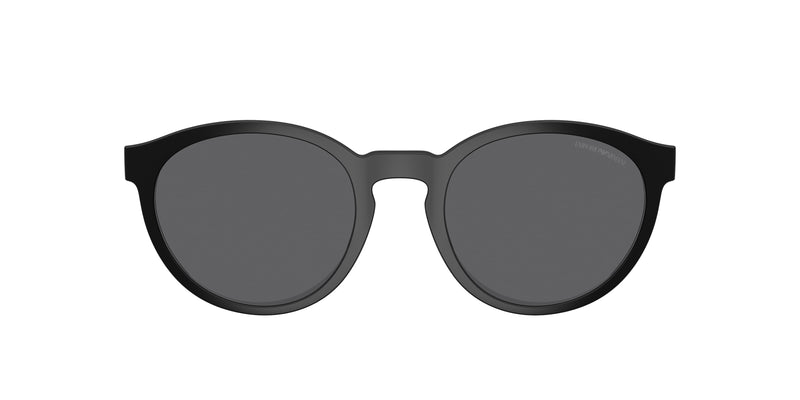 Emporio Armani EA4152C Phantos Clip-On for Men — Free Shipping - 52--21 / 500181-Matte Black - Polarized
