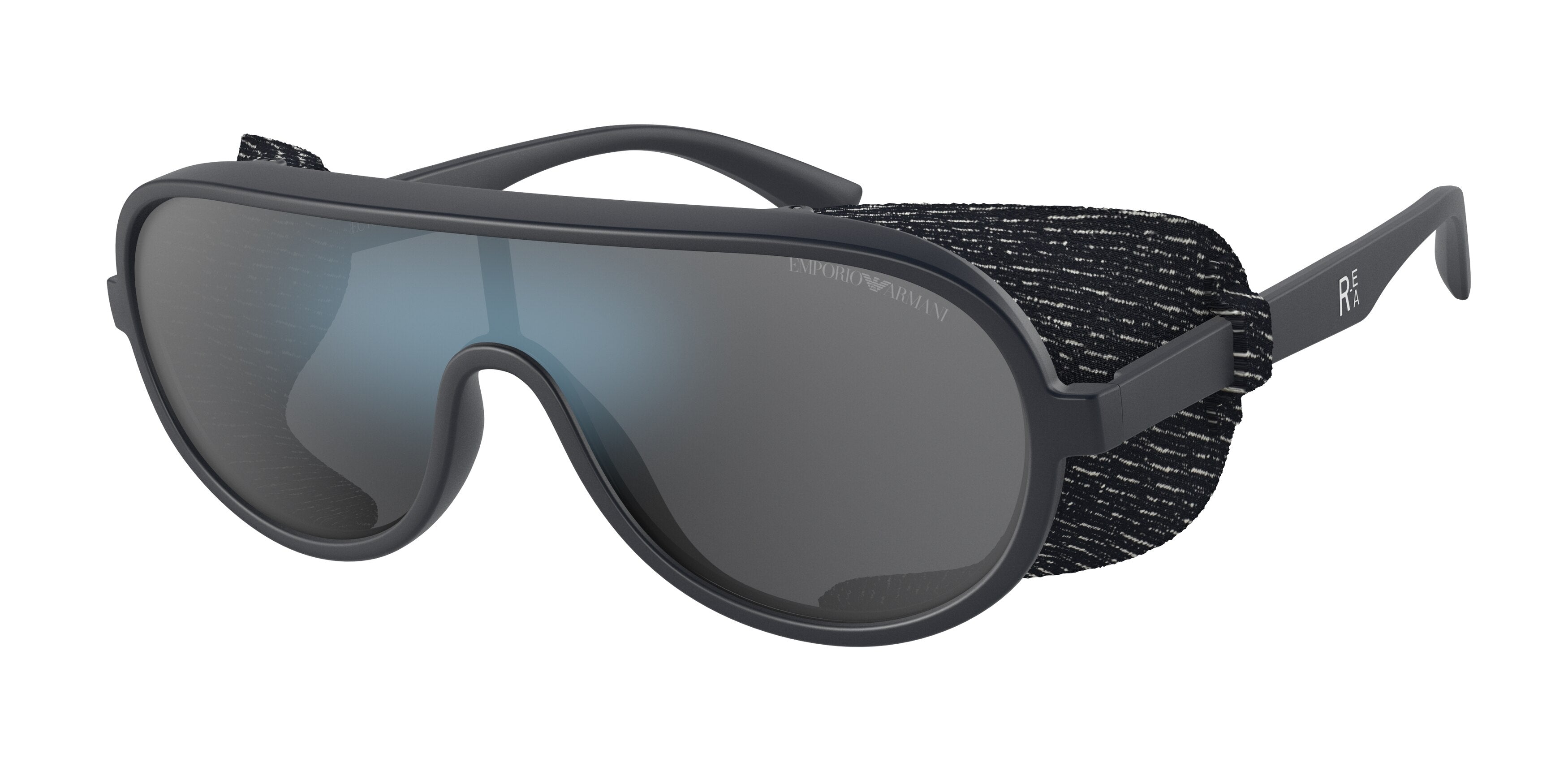 Emporio Armani EA4166Z Pilot Sunglasses  58716G-Matte Blue 0-145-130 - Color Map Blue