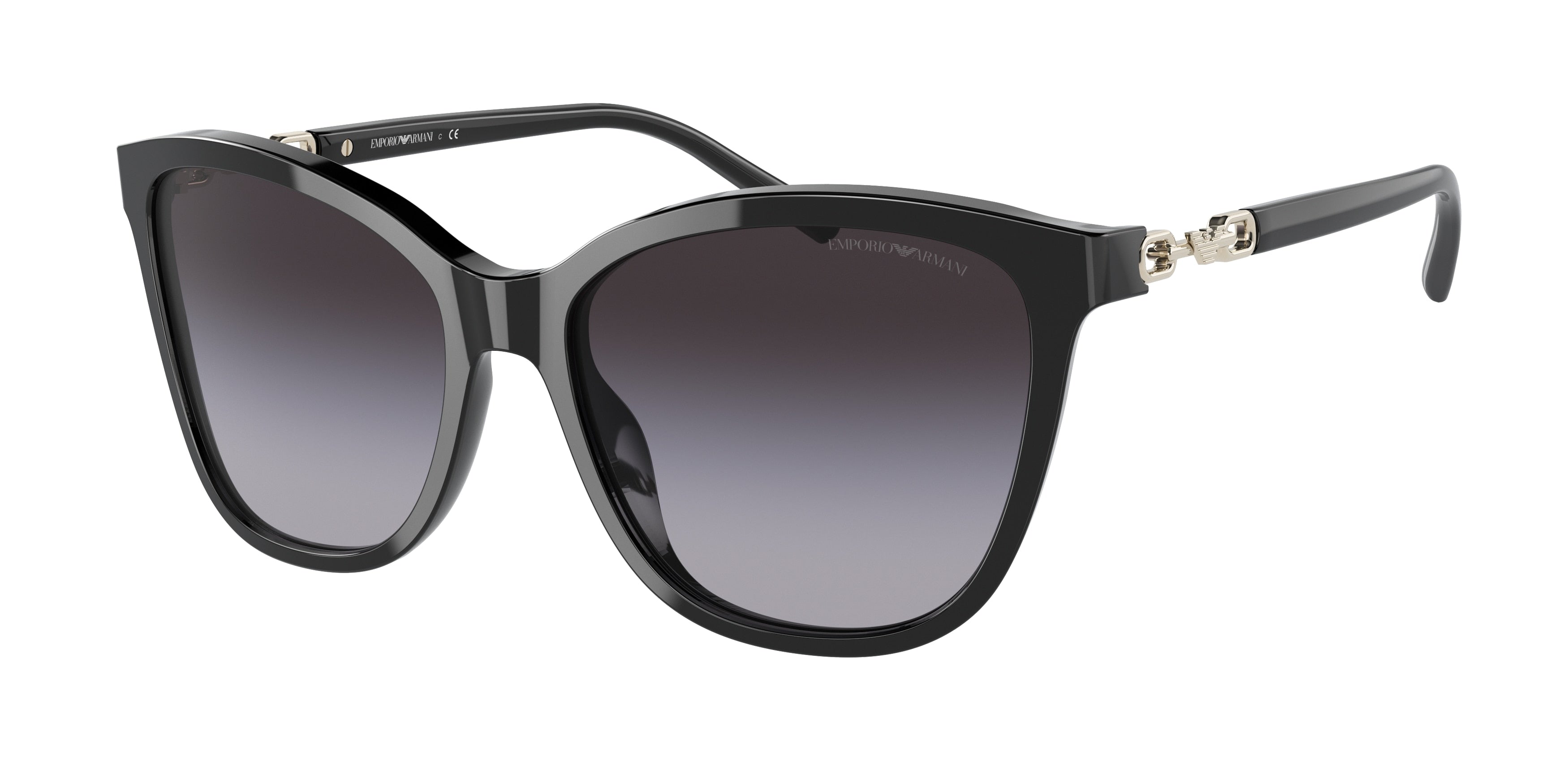 Emporio Armani EA4173 Pillow Sunglasses  50018G-Black 57-140-17 - Color Map Black