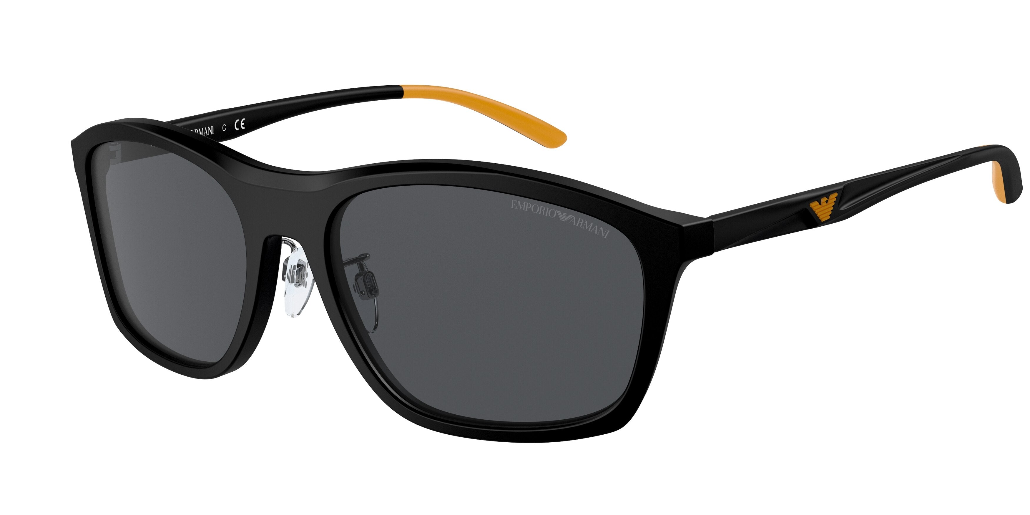 Emporio Armani EA4179F Pillow Sunglasses  500187-Matte Black 59-145-18 - Color Map Black