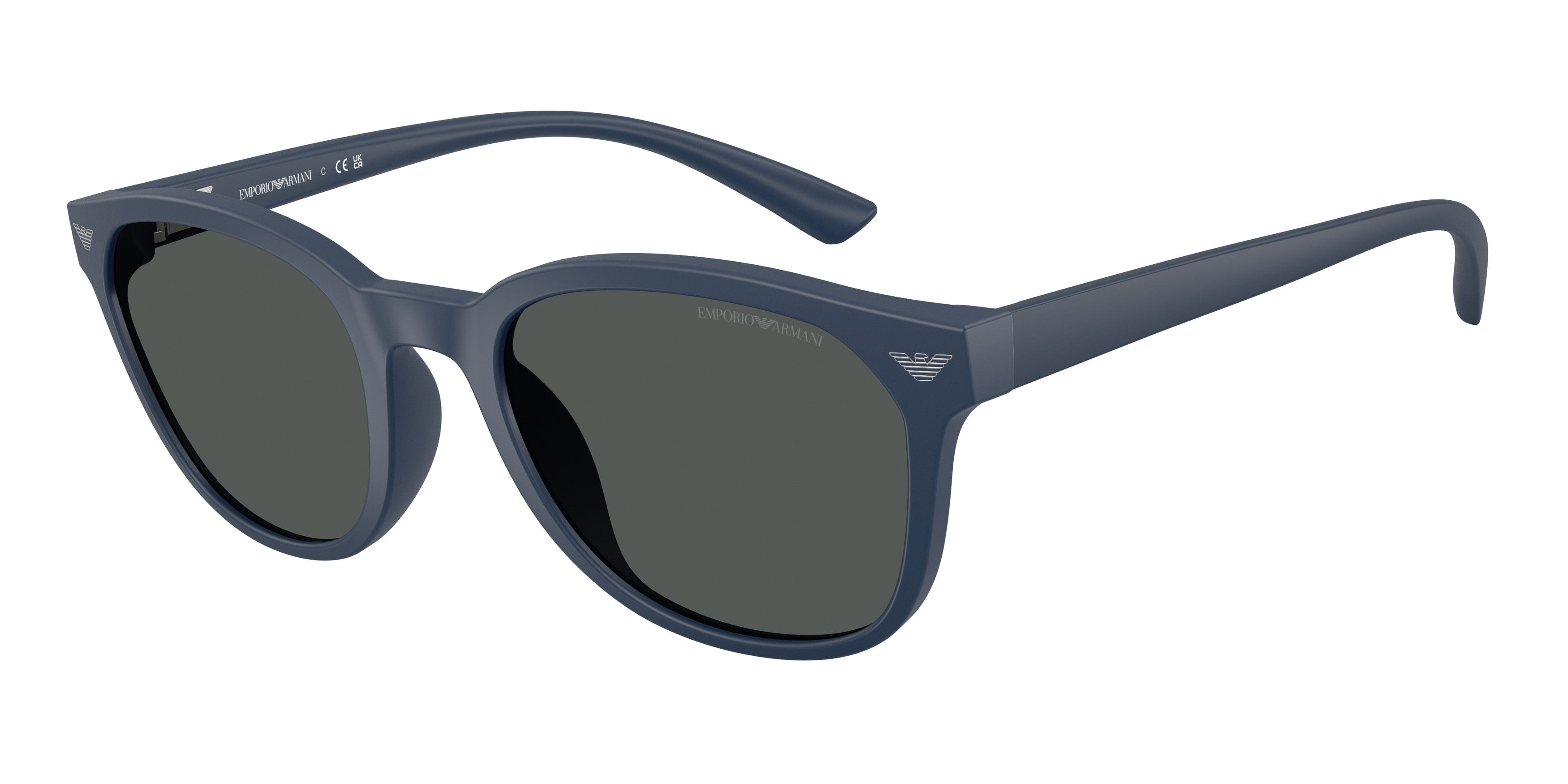 Emporio Armani EA4225U Phantos Sunglasses  618587-Matte Navy Blue 53-145-20 - Color Map Blue