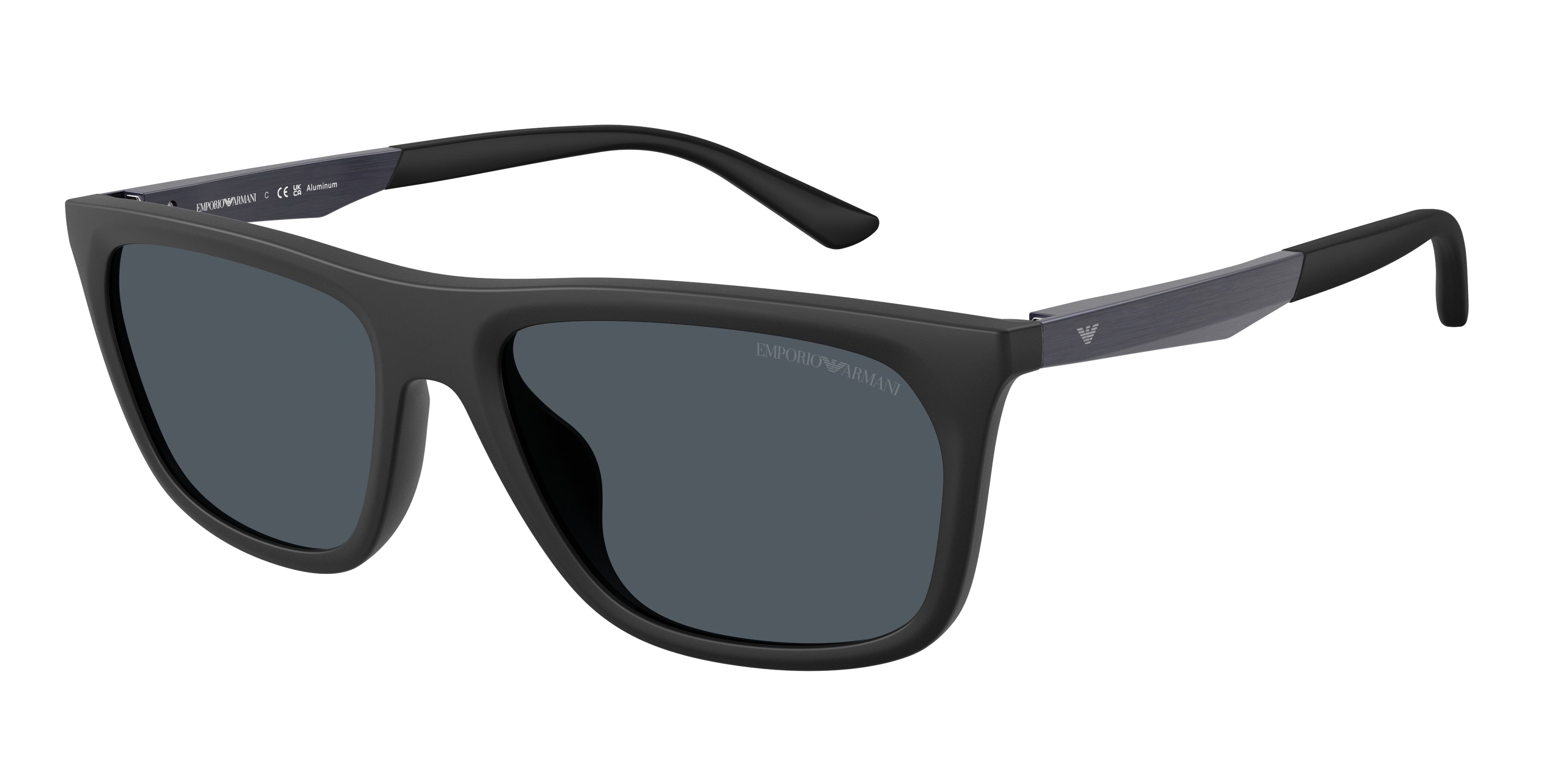 Emporio Armani EA4272U Pillow Sunglasses  637387-Matte Black 57-145-18 - Color Map Black