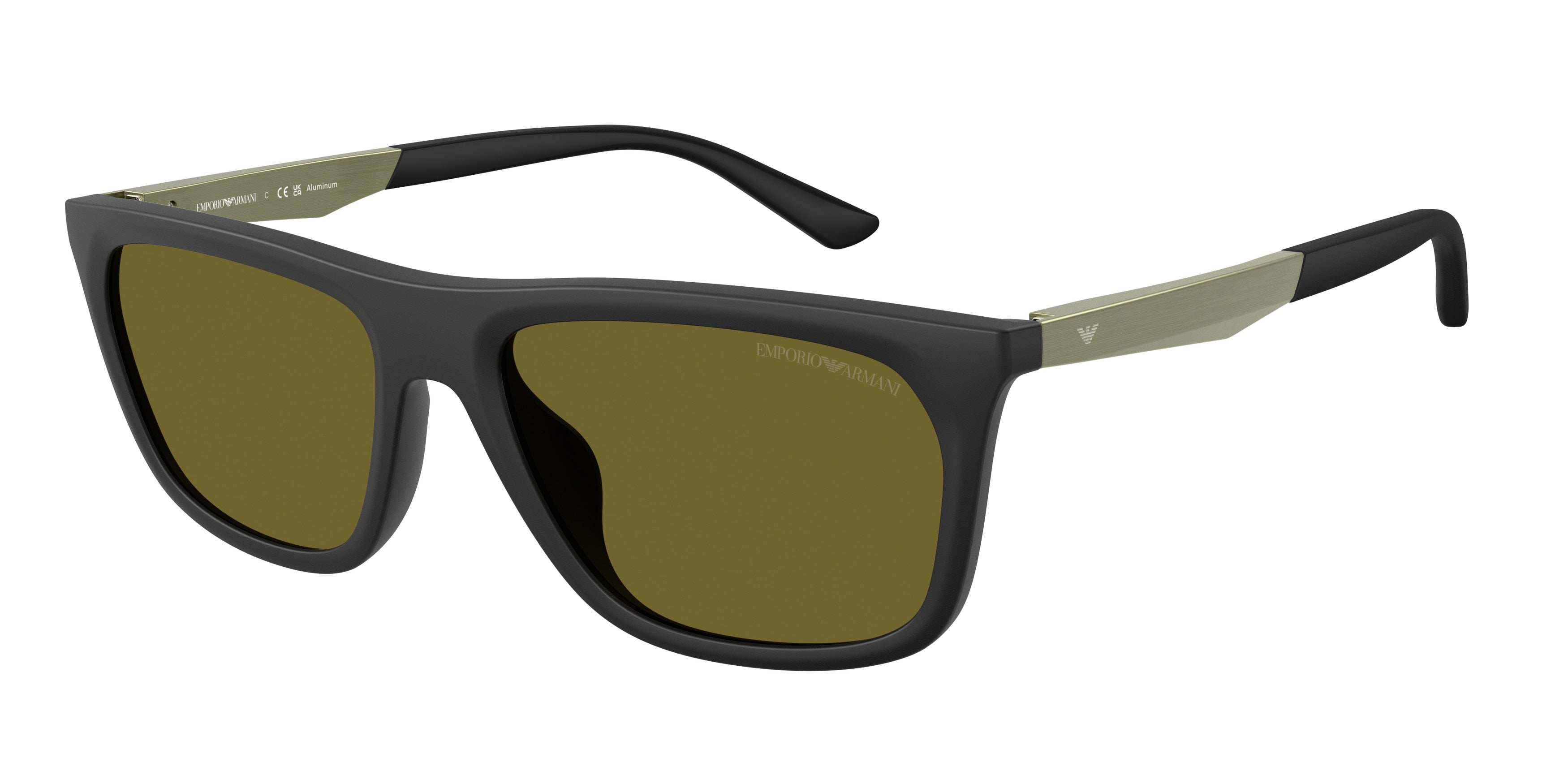 Emporio Armani EA4272U Pillow Sunglasses  6374/2-Matte Black 57-145-18 - Color Map Black