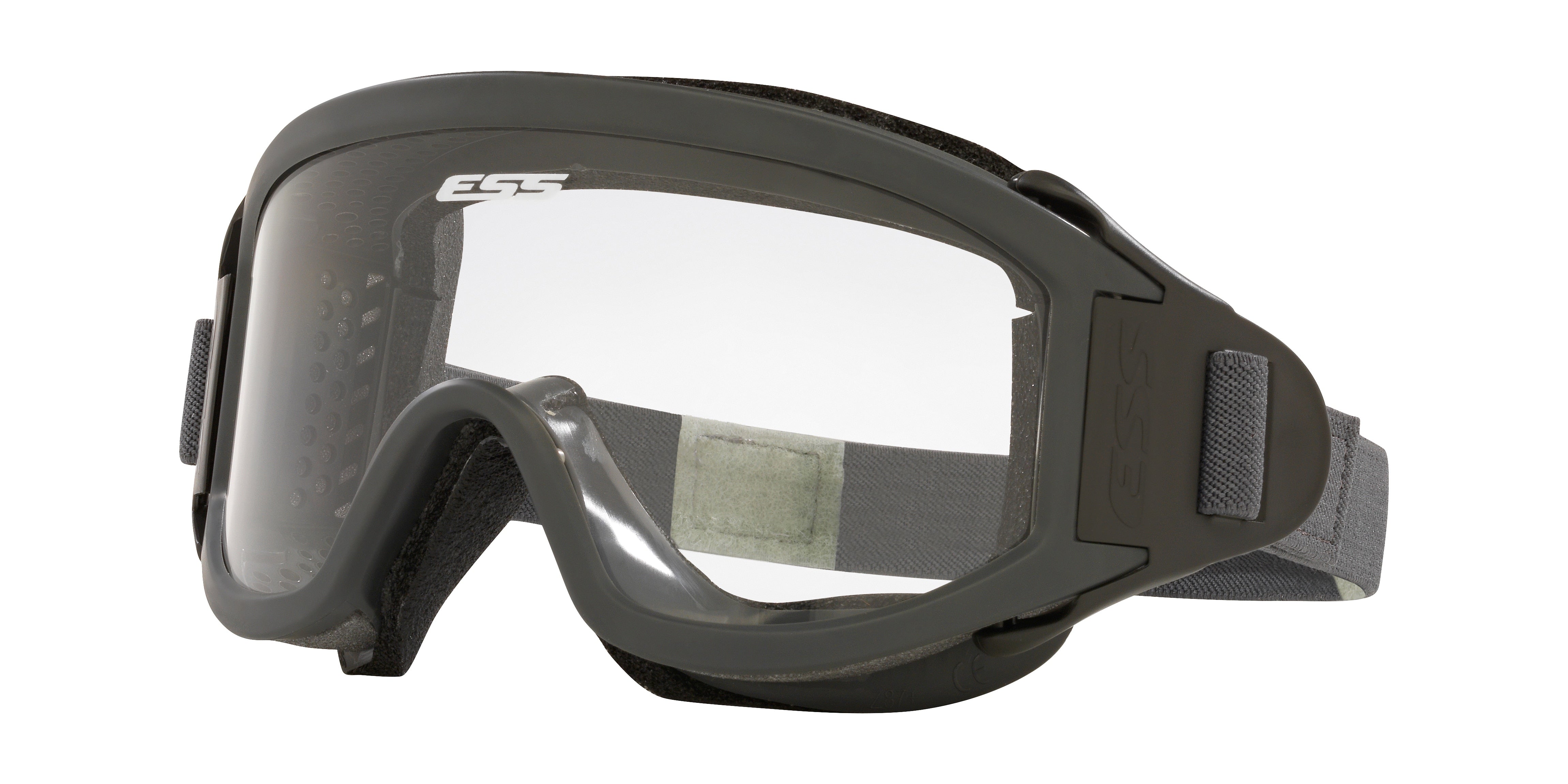 ESS STRIKETEAM EE7005 Rectangle Goggles  000009-Black 0-- - Color Map Black
