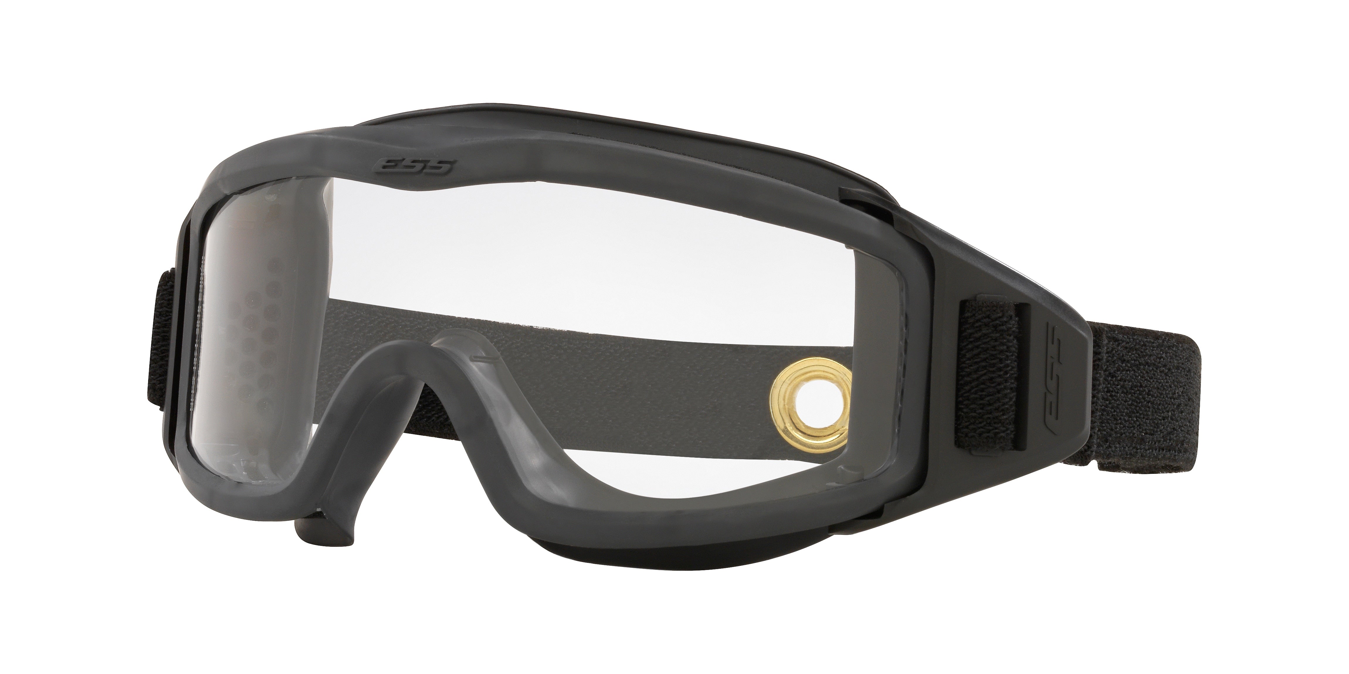 ESS FIRE PRO EE7014 Rectangle Goggles  000002-Carbon 0-- - Color Map Black