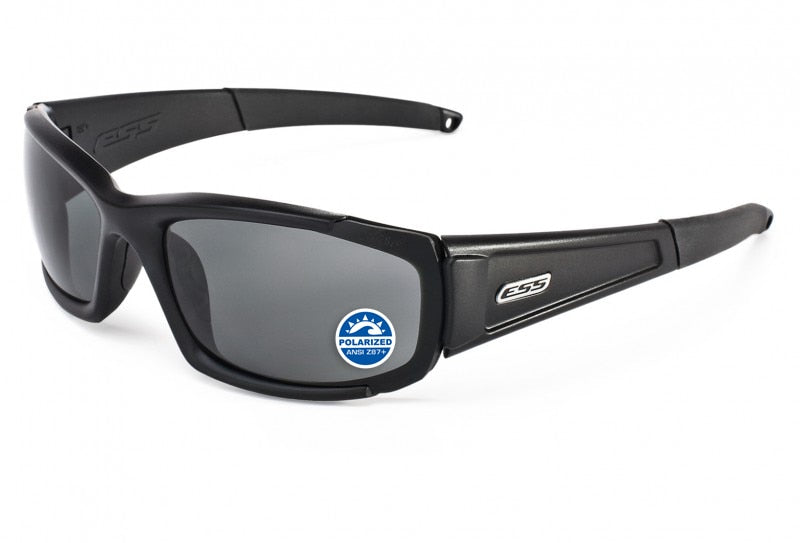 ESS CDI EE9002 Rectangle Sunglasses  000004-Matte Black 61-124-23 - Color Map Black