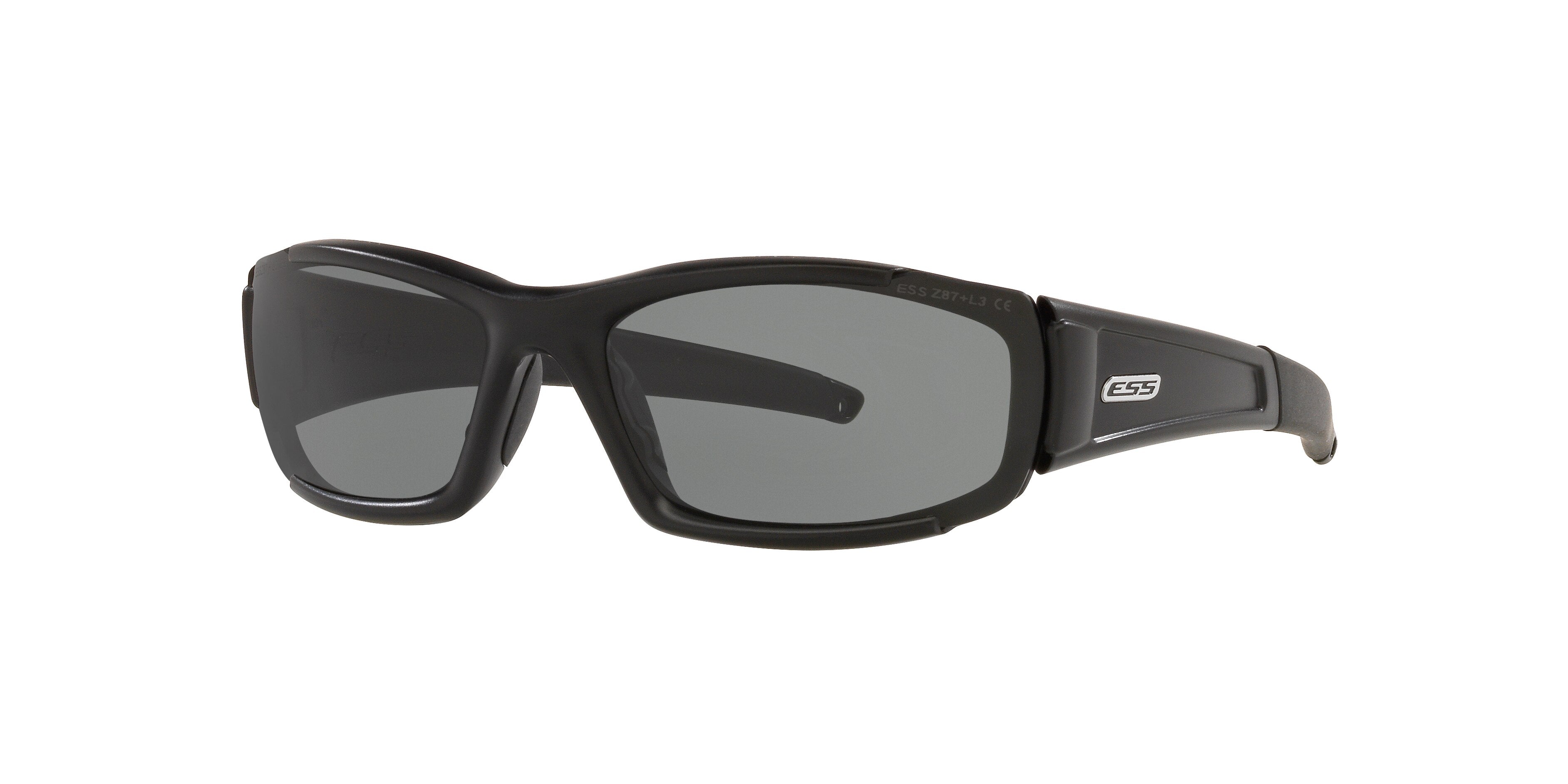 ESS CDI EE9002 Rectangle Sunglasses  900201-Matte Black 61-124-23 - Color Map Black