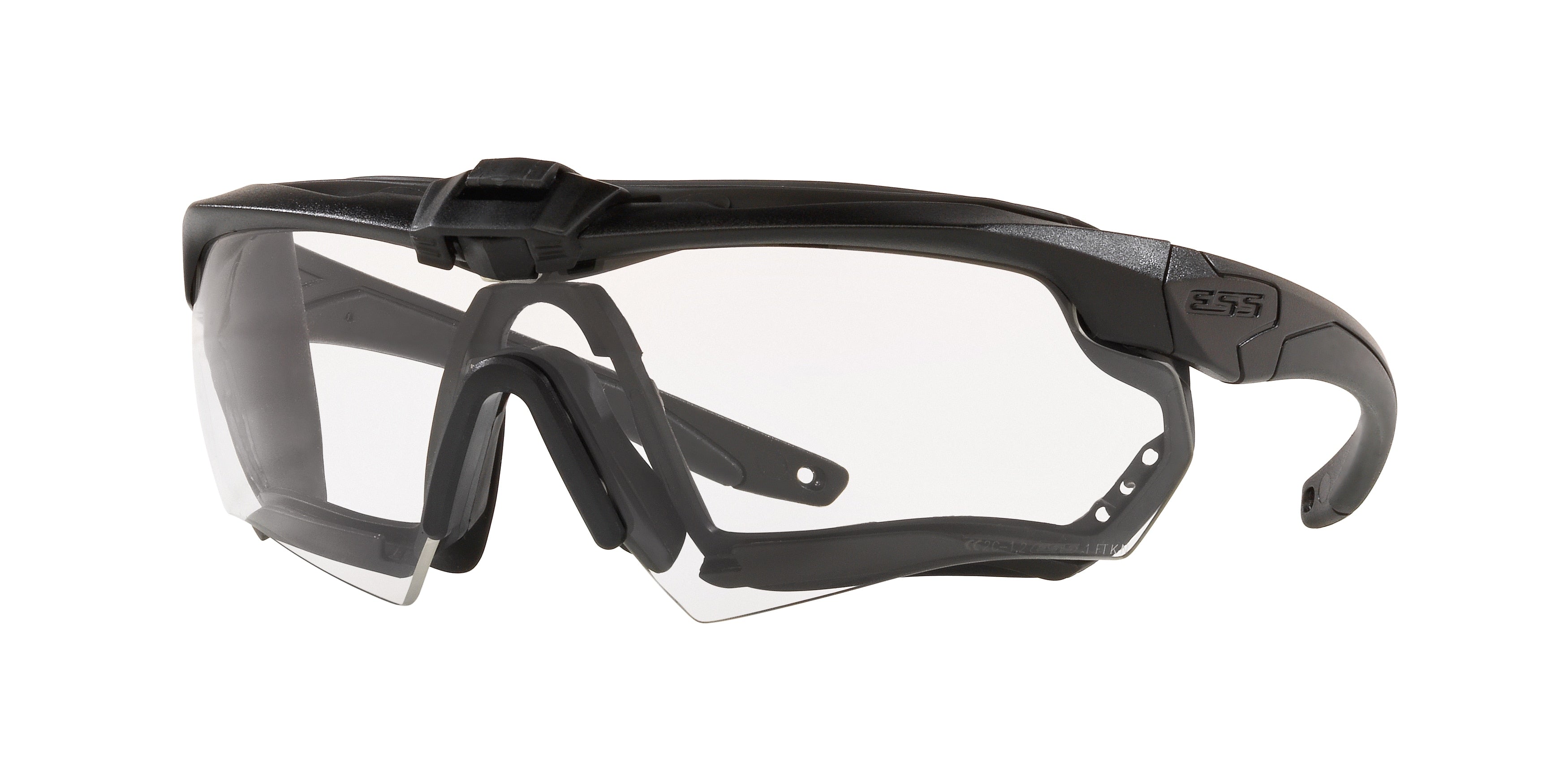 ESS CROSSBOW EE9007 Rectangle Sunglasses  900715-Black 40-137-29 - Color Map Black
