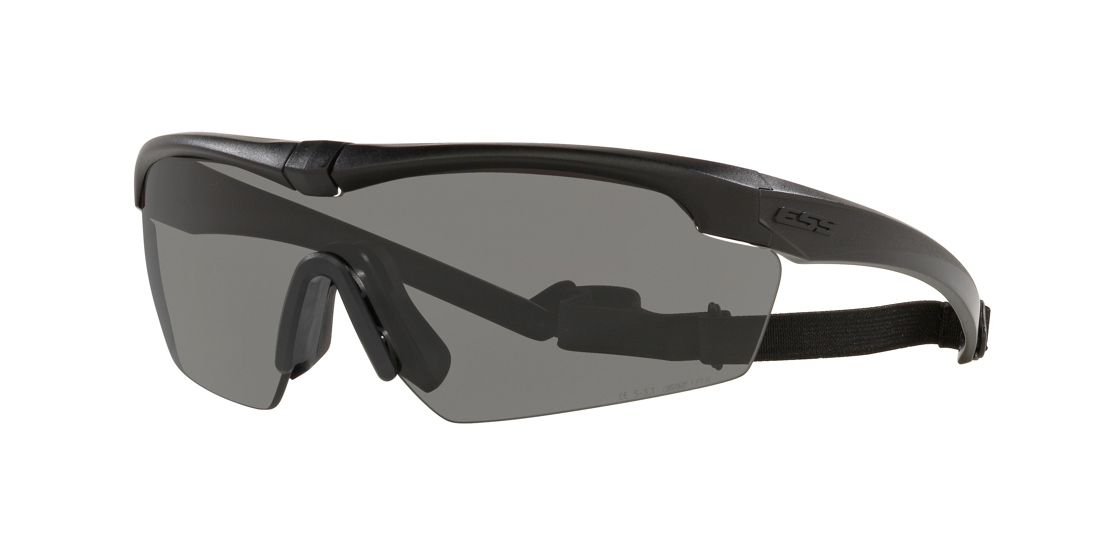 ESS CROSSHAIR EE9014 Rectangle Sunglasses  901405-Black 40-0-28 - Color Map Black